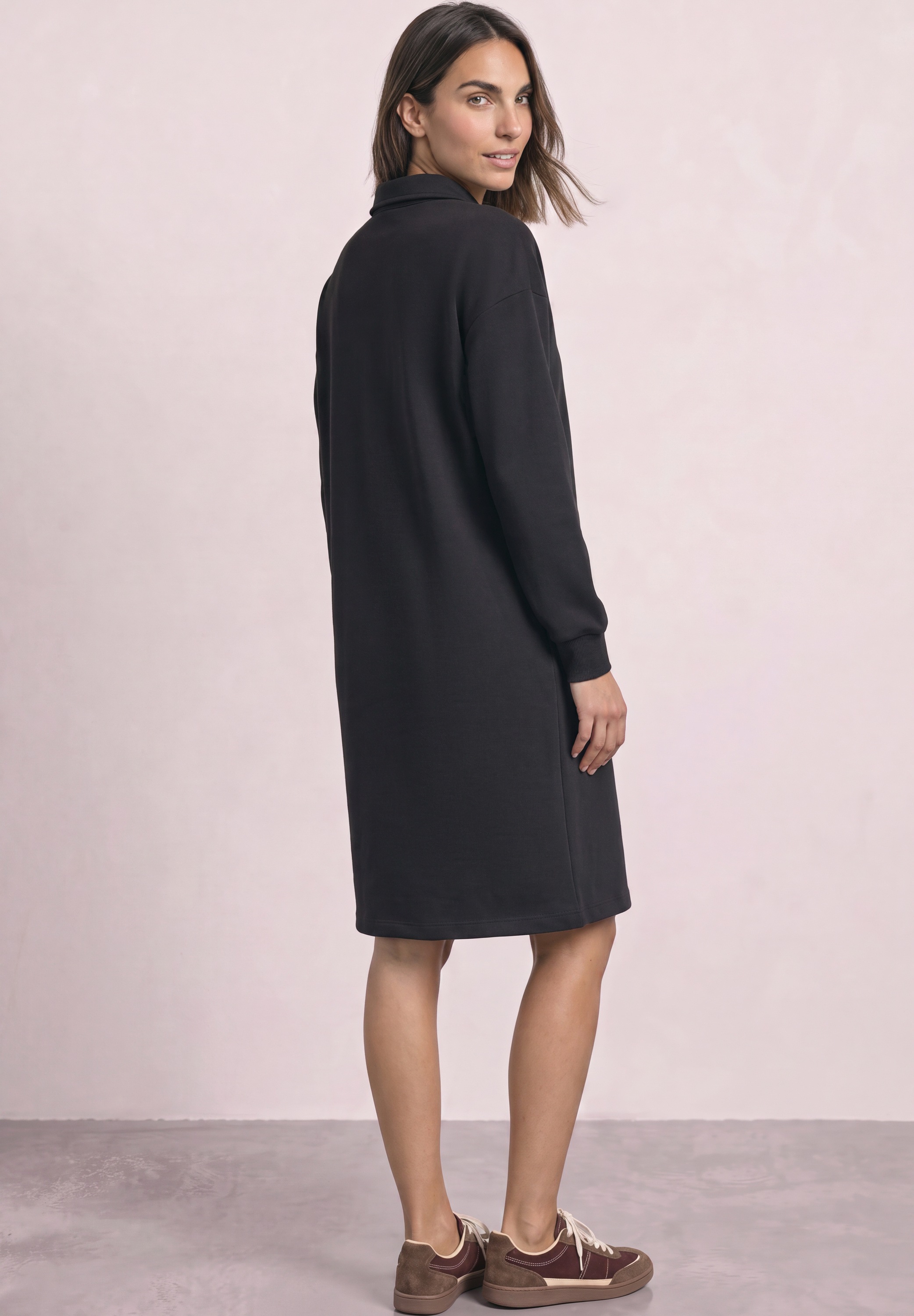 STREET ONE Sweatkleid Eingrifftaschen mit Eingrifftaschen