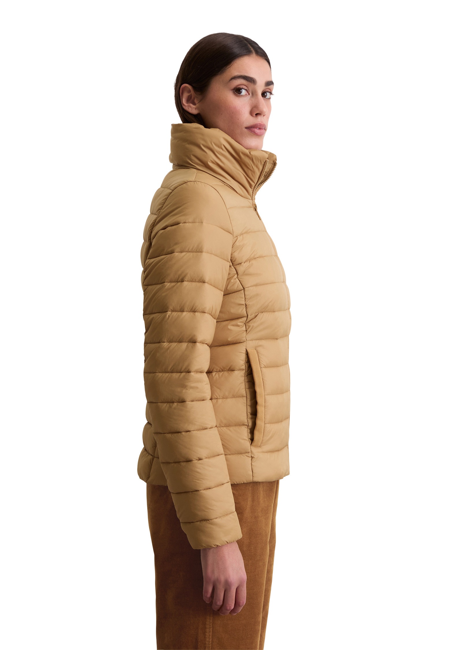 Marc O'Polo Outdoorjacke »mit recycelten Materialien«, ohne Kapuze
