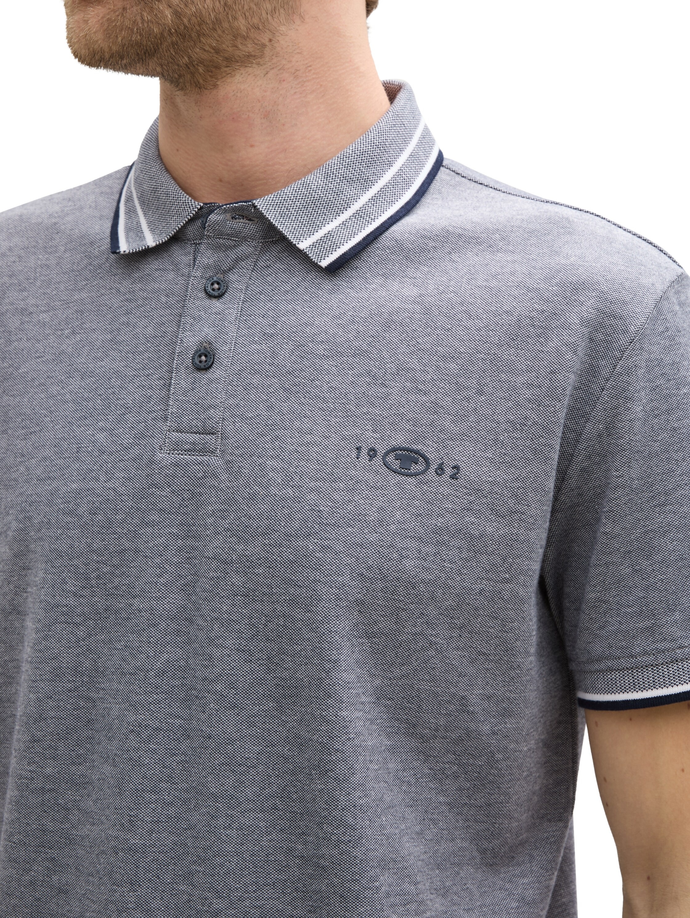 TOM TAILOR Poloshirt, mit Logo Stickerei