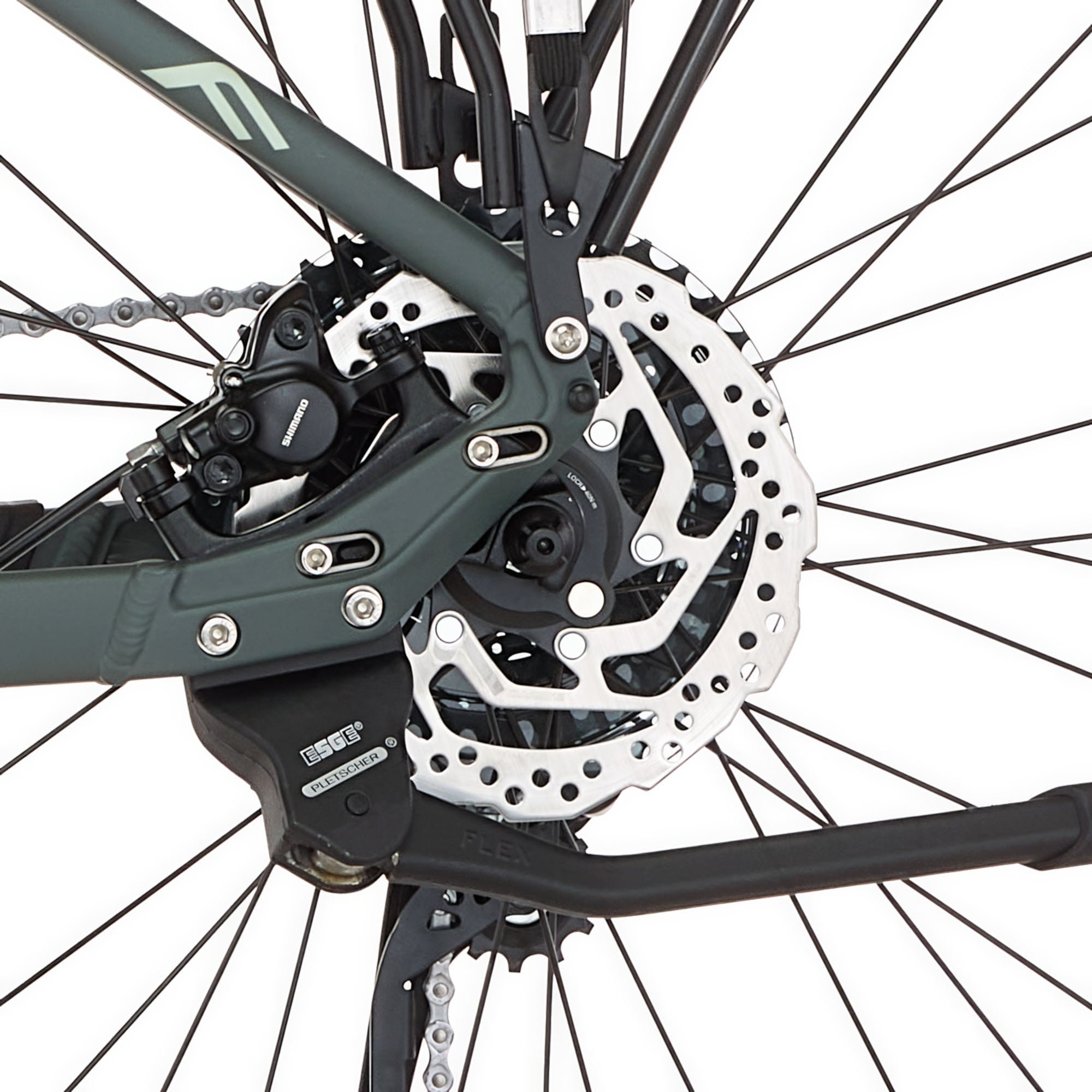 FISCHER Fahrrad E-Bike »TERRA T100 43 711«, 10 Gang, Shimano, Schaltwerk Deore