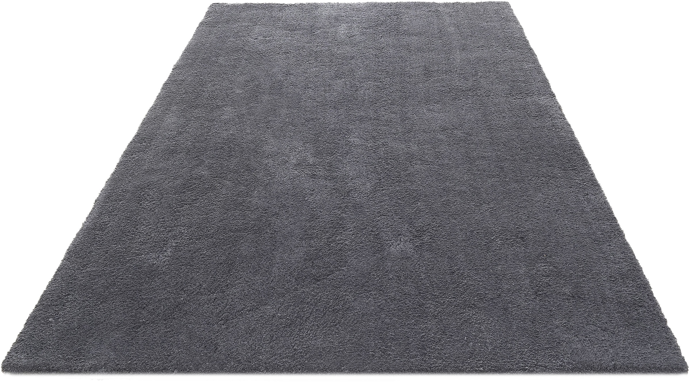 Hochflor-Teppich OTTO HOME "Microfaser Teppich Magong, besonders weich, sehr feiner Flor" Gr. 2, grau (dunkelgrau), B:80cm H:25mm L:150cm, Kunstfaser, Teppiche, uni, Wohnzimmer, Schlafzimmer, Kinderzimmer, auch rund und als Läufer 3