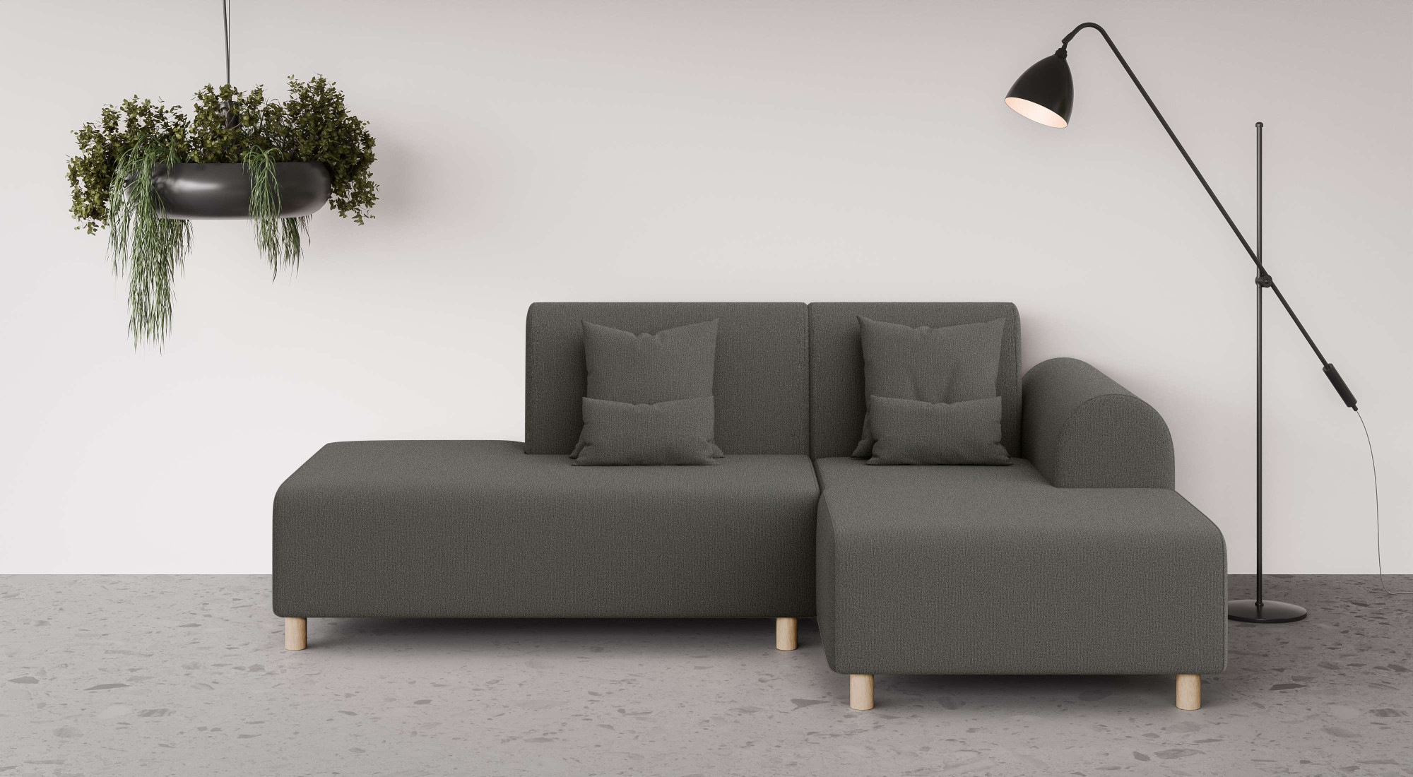 OTTO home Ecksofa "Suyala" L-Form mit Hocker günstig online kaufen