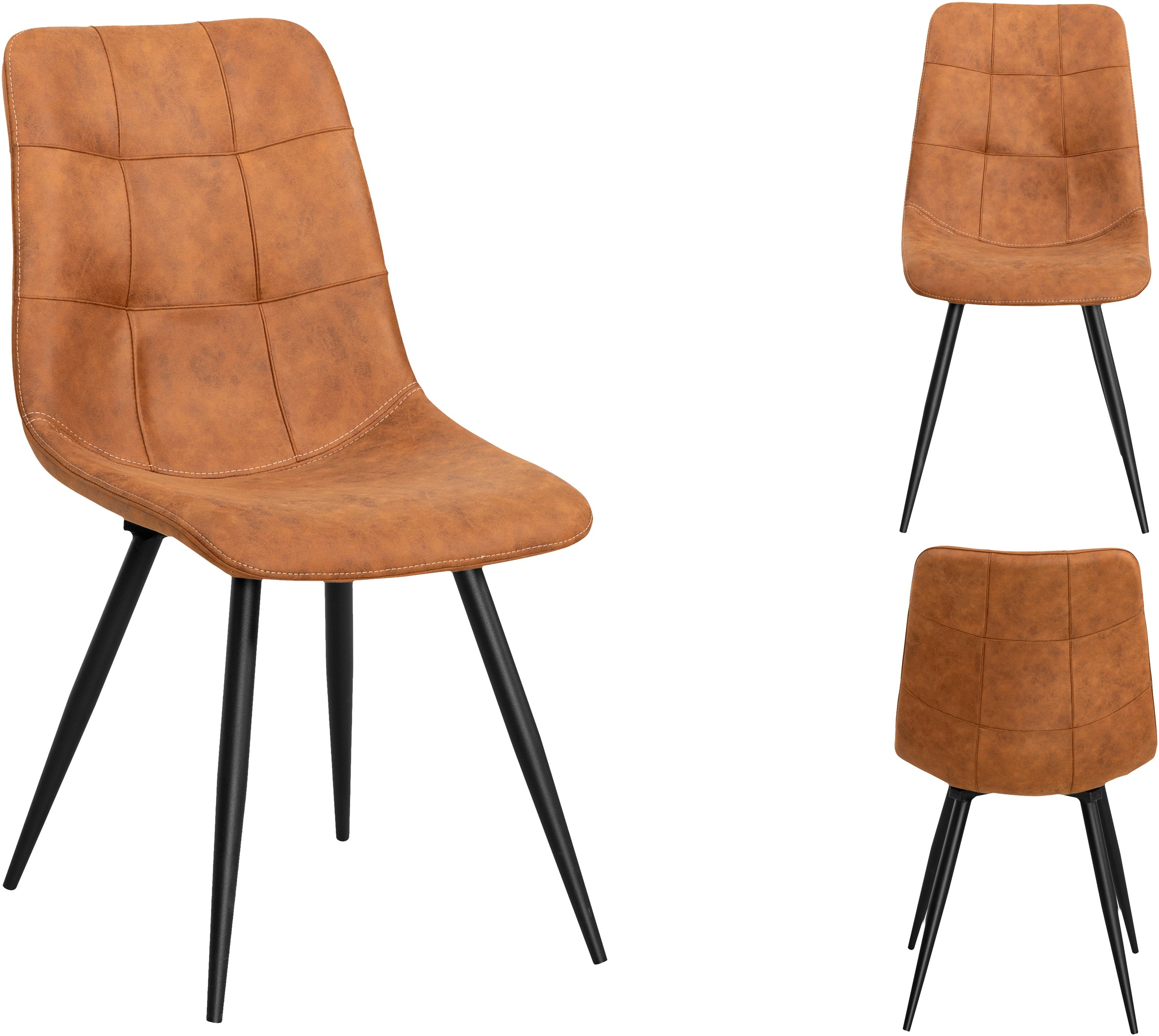 OMG Design Esszimmerstuhl "Peak" (Set) 1 Stk.moderne Sitzschale in Microfas günstig online kaufen