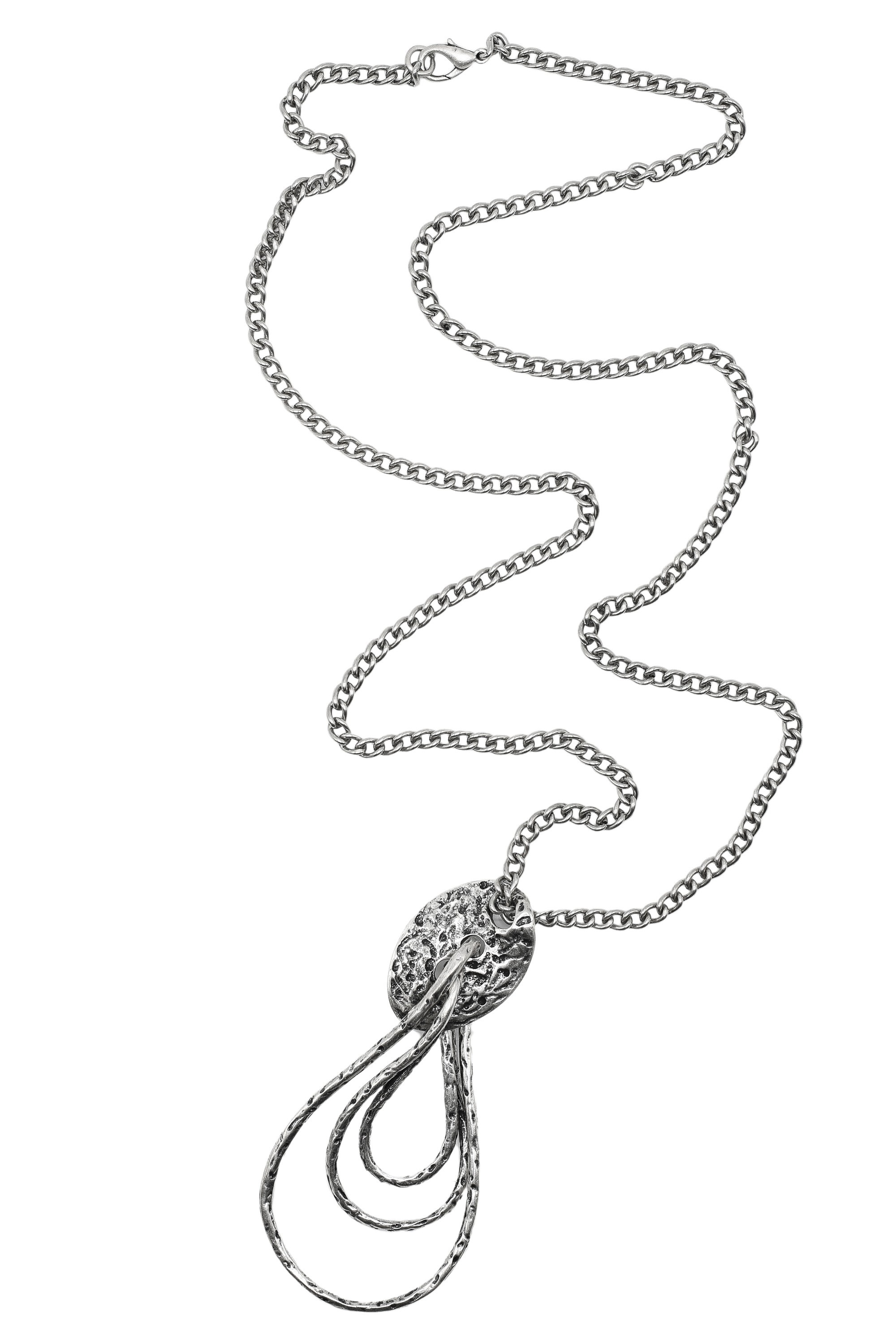 COLLEZIONE ALESSANDRO Lange Kette »Gocce«, mit großem Anhänger