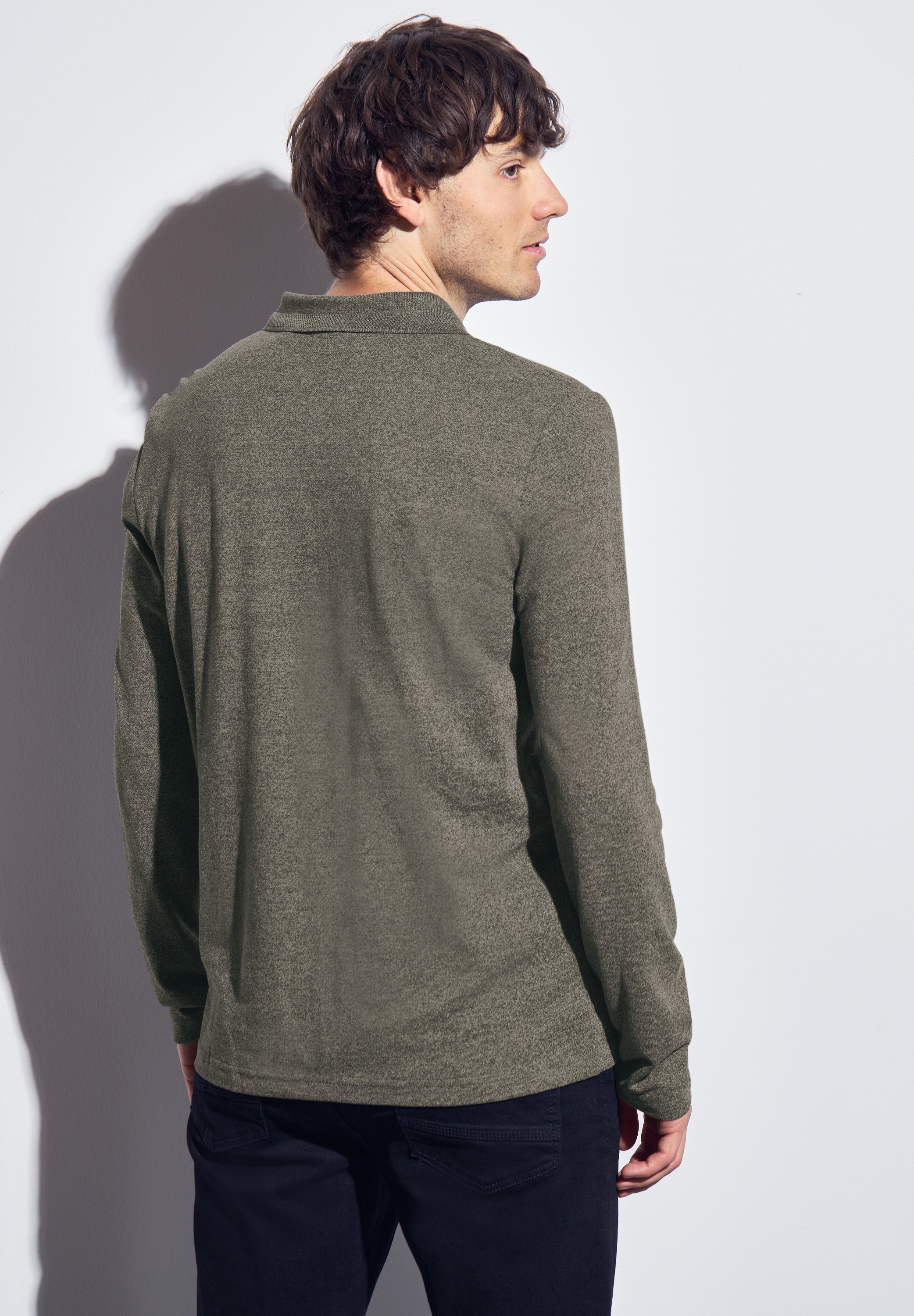 STREET ONE MEN Poloshirt, im soften Baumwoll-Mix günstig online kaufen