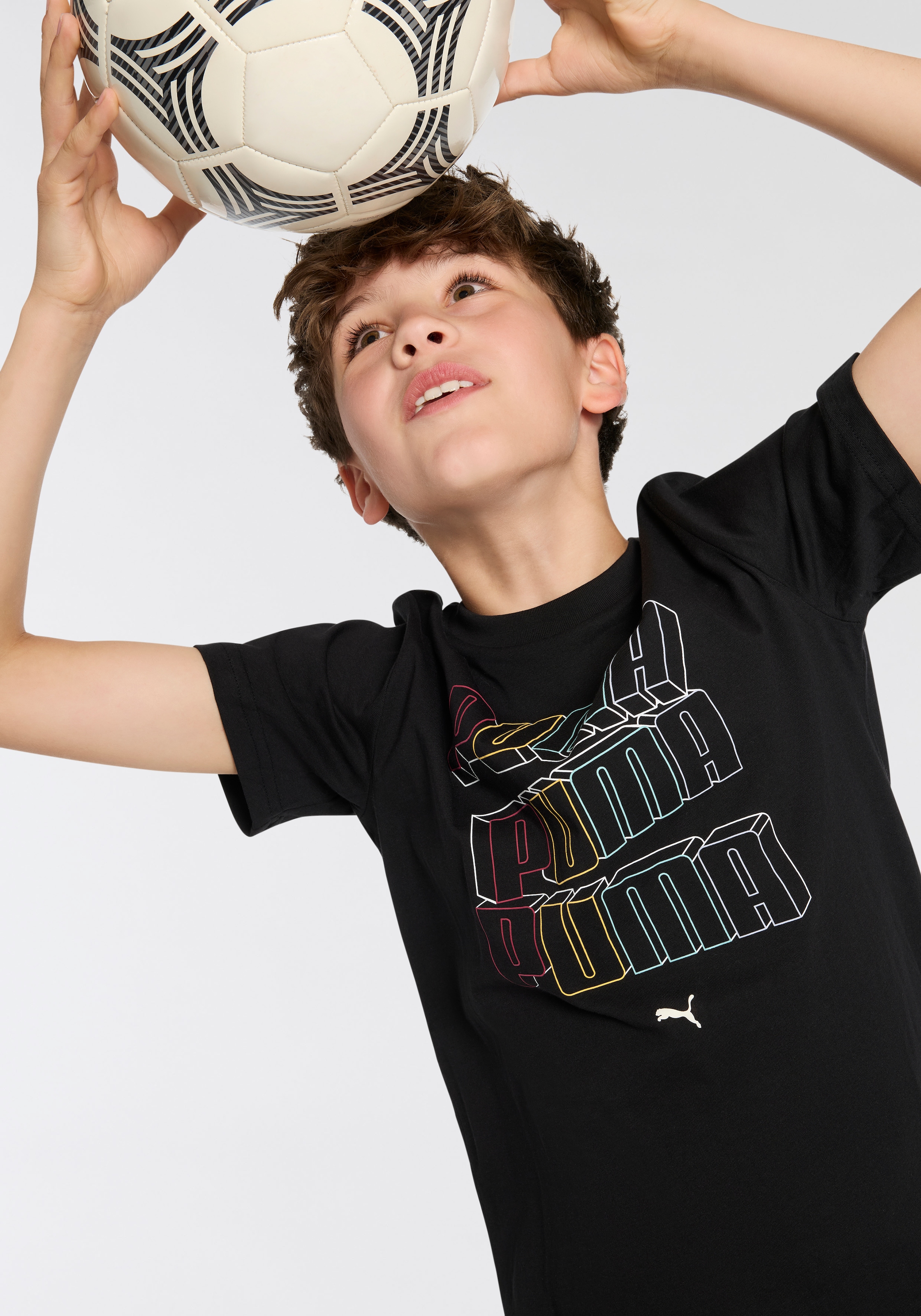 PUMA T-Shirt »ESS LOGO LAB HOG TEE B«