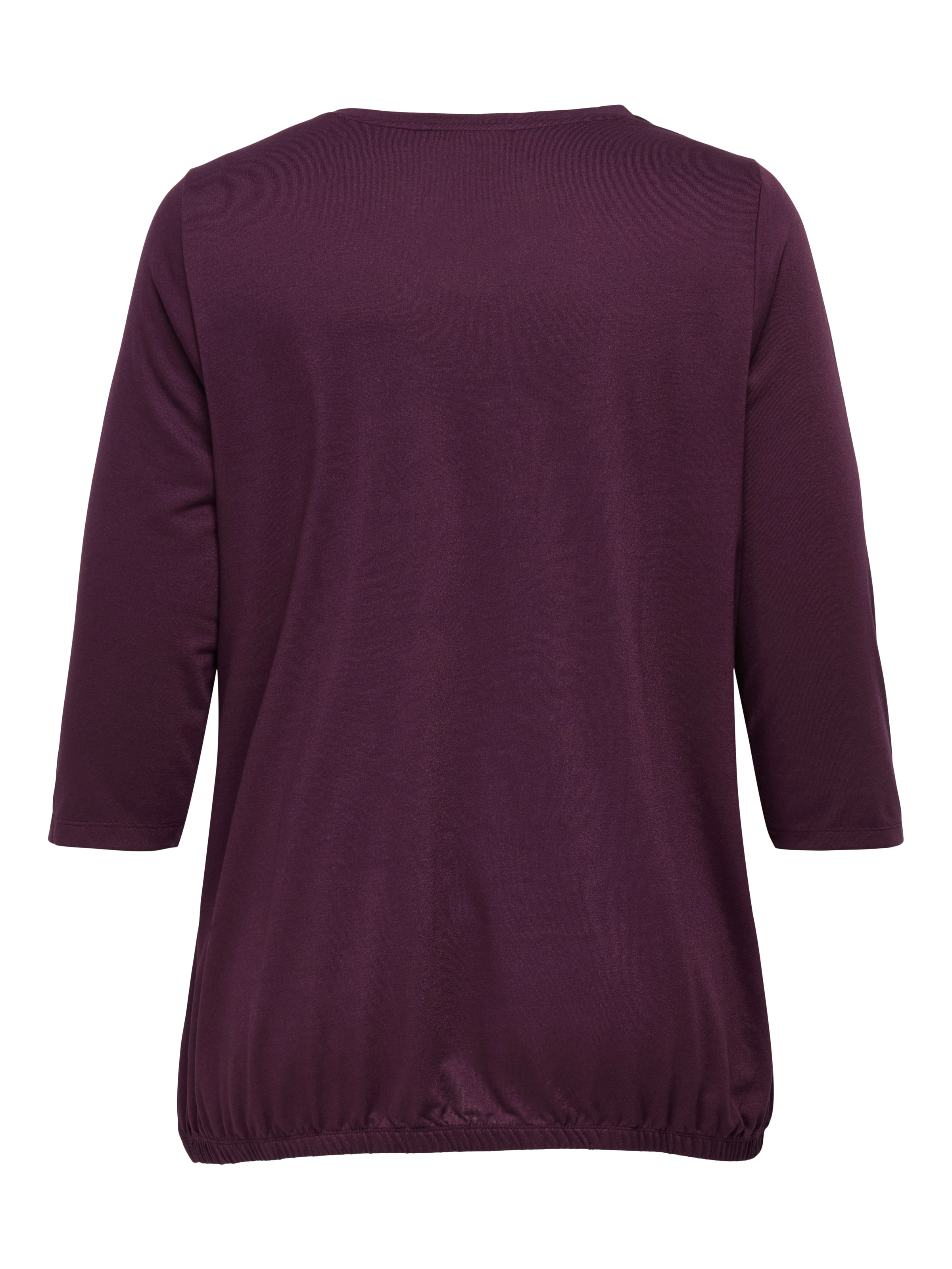 ONLY CARMAKOMA 3/4-Arm-Shirt "CARCARLINNE V-NECK 3/4 TOP JRS BF" günstig online kaufen