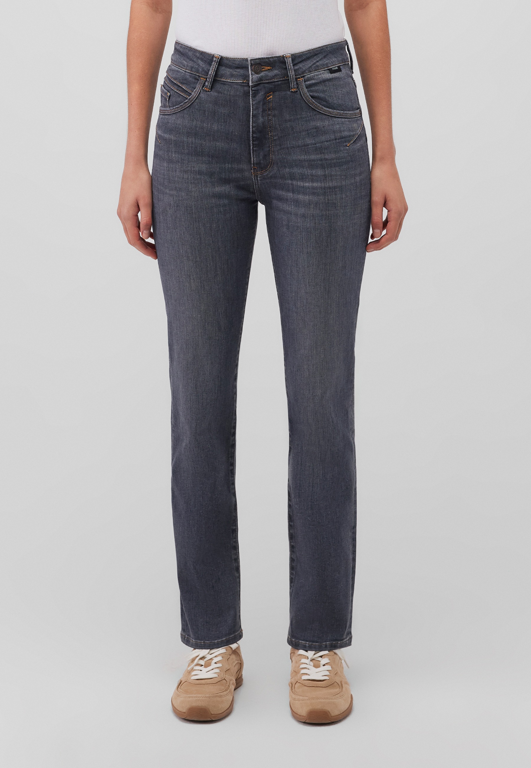 Mavi Straight-Jeans »KENDRA«, gerde Form