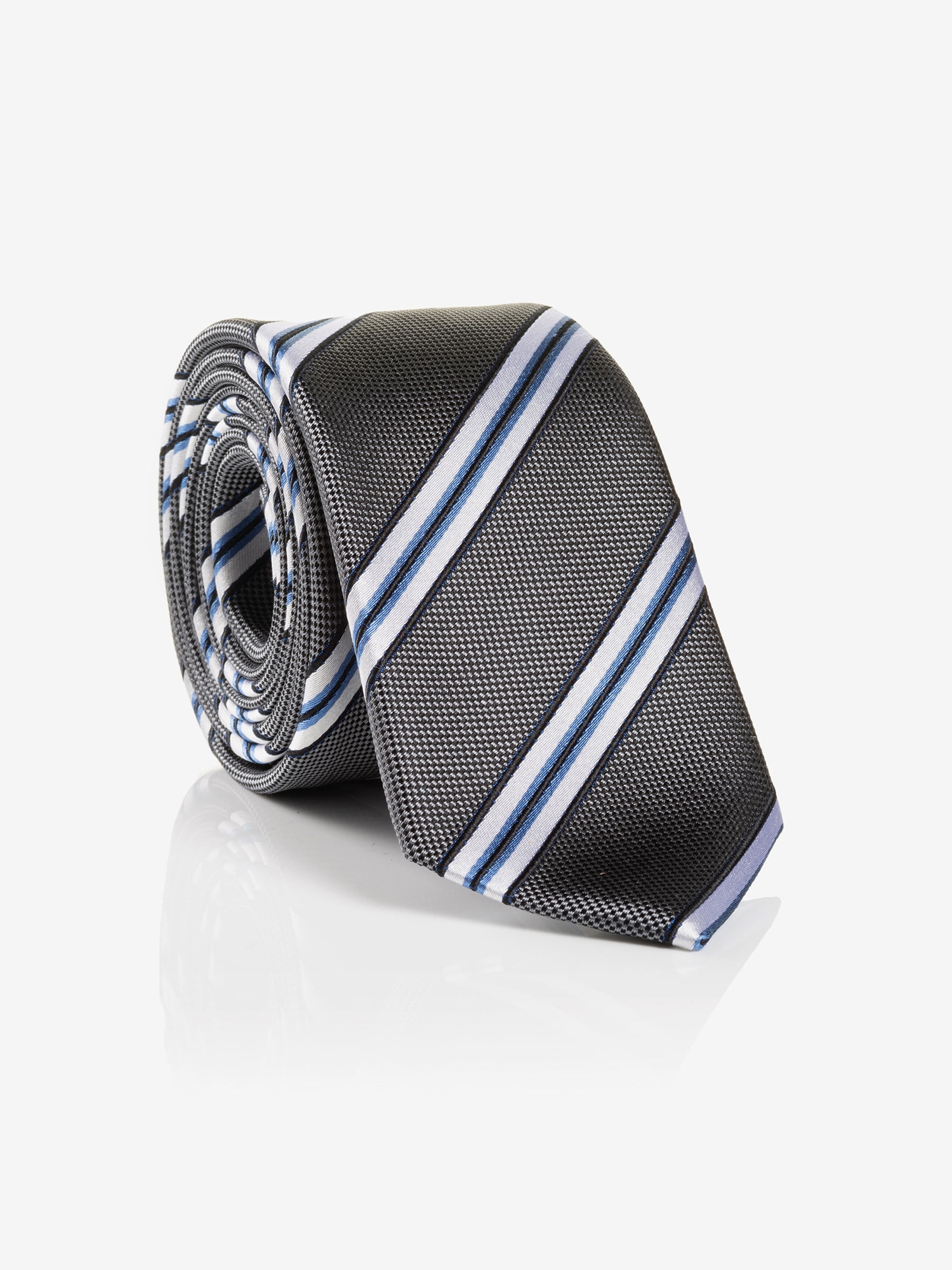 MONTI Krawatte THOMA aus reiner Seide – mit klassischem Streifen-Dessin und günstig online kaufen