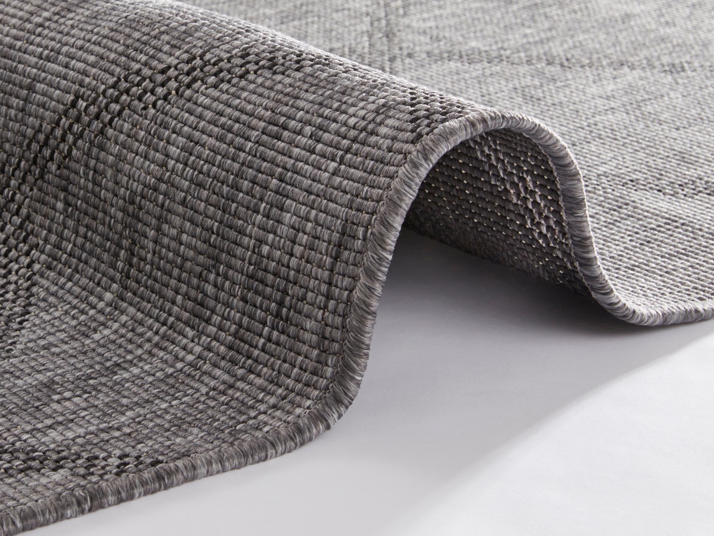 NORTHRUGS Teppich »Corsica Wendeteppich«, rechteckig, 5 mm Höhe, In-& Outdoor, Wetterfest, Balkon, Läufer, Wohnzimmer, Wasserfest