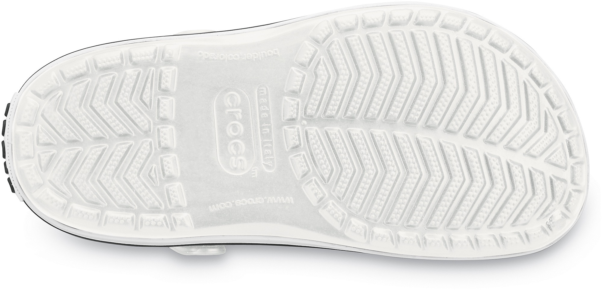 Crocs Clog »Crocband Clog«, Sommerschuh, Schlappen, Hausschuh mit zweifarbiger Laufsohle