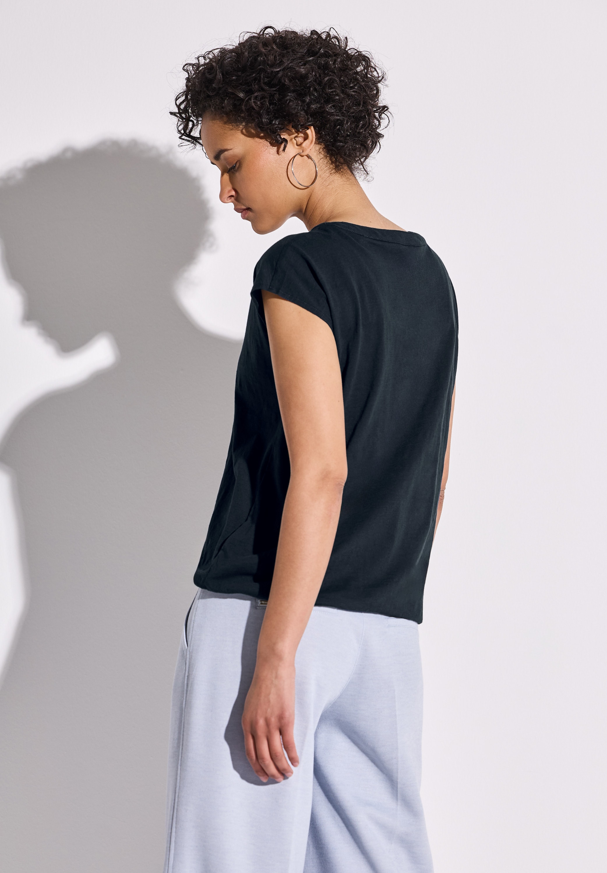 STREET ONE T-Shirt, aus reiner Baumwolle