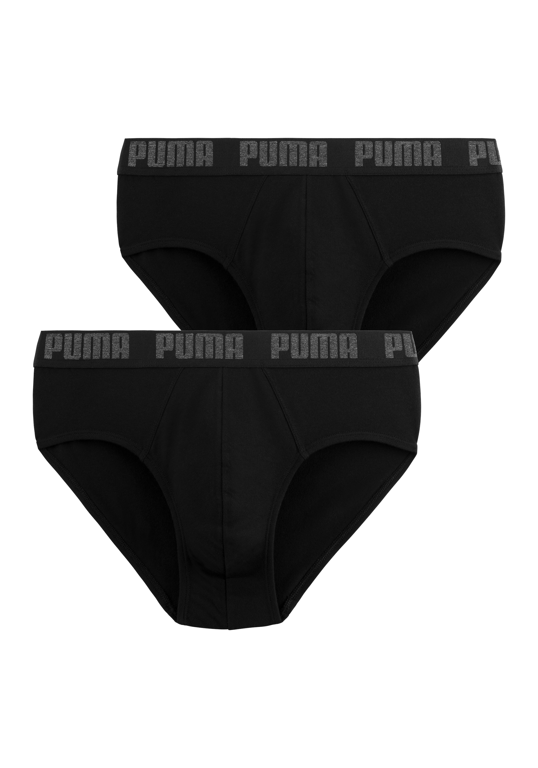 PUMA Slip "PUMA MEN EVERYDAY BRIEFS 2P", 2er Packer Packung, mit Logobund günstig online kaufen