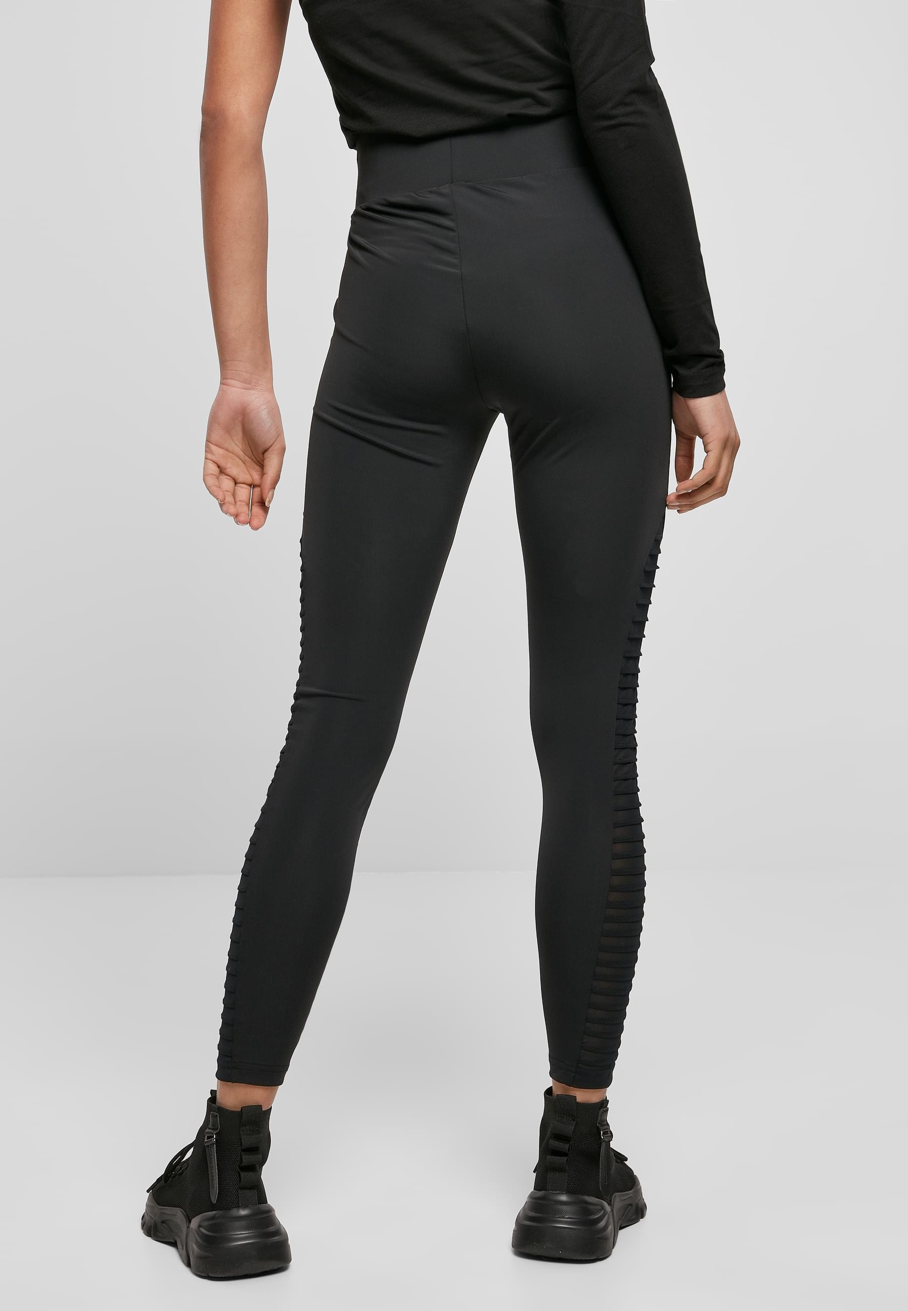 URBAN CLASSICS Leggings »Urban Classics Damen Ladies Highwaist Biker Tech Mesh Leggings«, (1 tlg.)