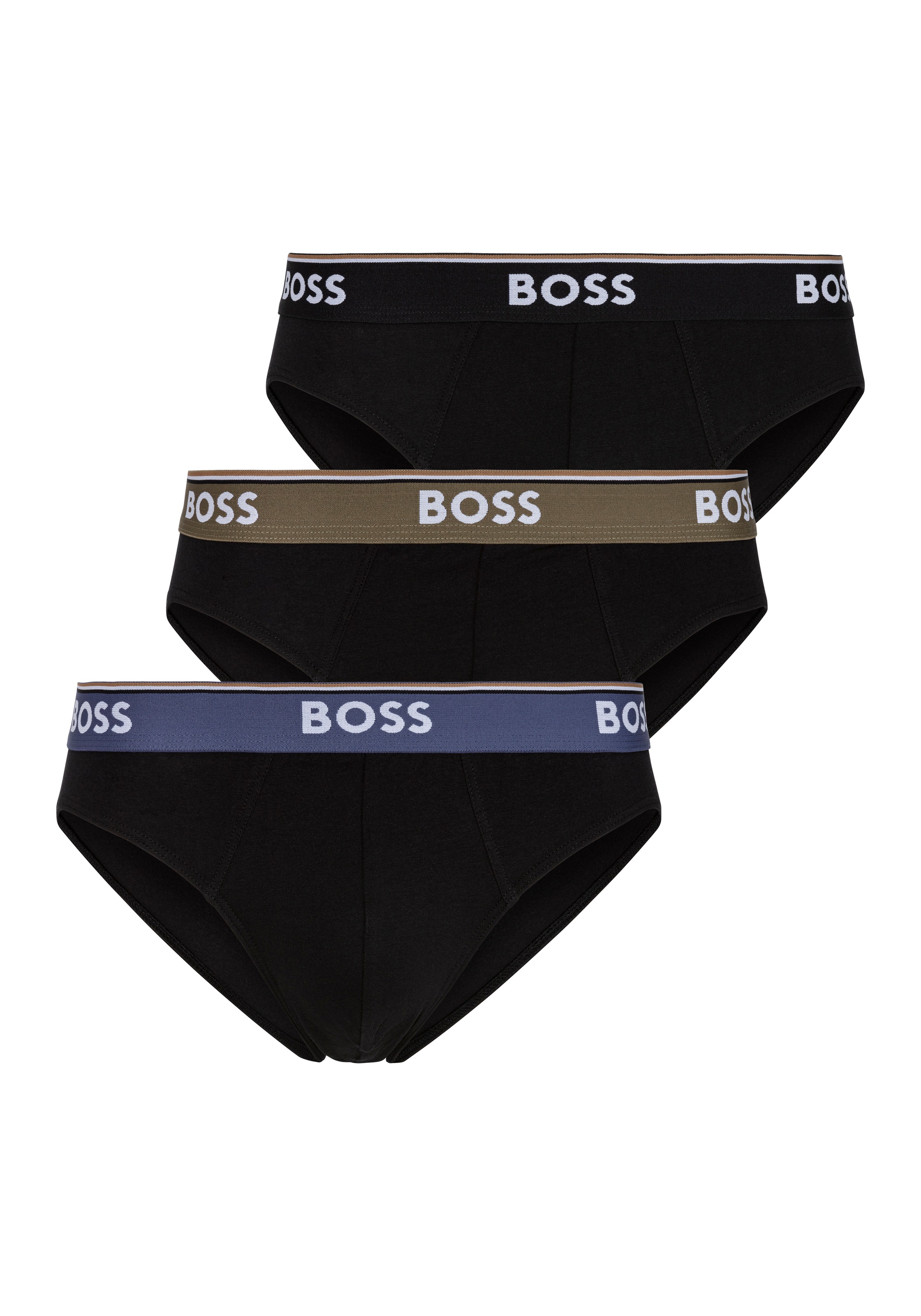 BOSS Slip, (Packung, 3 St.), mit Logobund