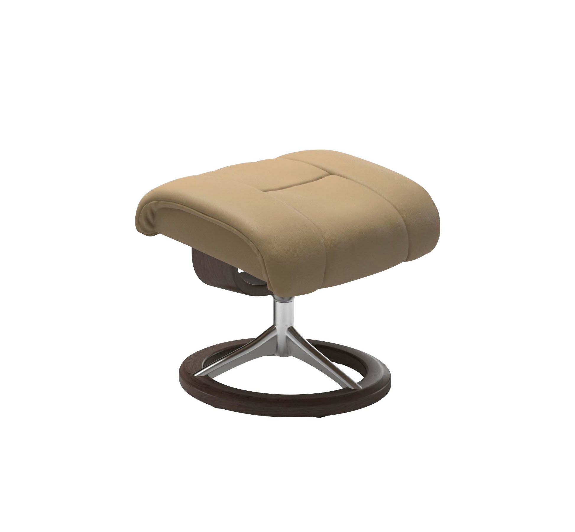 Thumbnail - Stressless "Reno" Set, Relaxsessel mit Hocker, mit Hocker, mit Signature Base, Größe S, M & L, Gestell Wenge