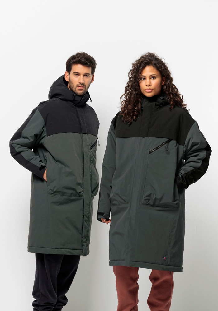 Jack Wolfskin Funktionsparka "HEUMARKT 2L PARKA", mit Kapuze