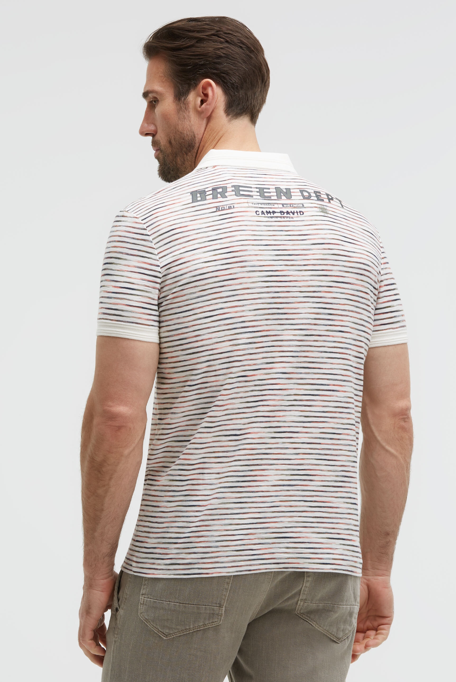 CAMP DAVID Poloshirt aus Baumwolle
