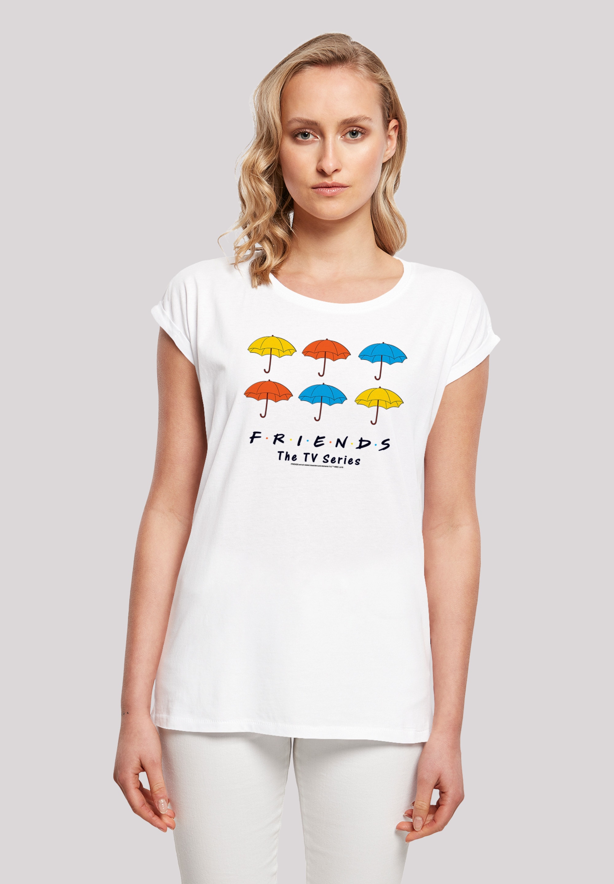 F4NT4STIC T-Shirt "FRIENDS Bunte Regenschirme", Damen,Premium Merch,Regular günstig online kaufen