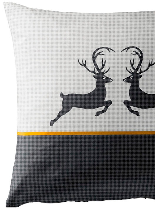 Thumbnail - BIERBAUM Bettwäsche "3923" 2 Stk. tlg. Biber, 100 % Baumwolle, pflegeleicht, kuschelig warm, mit Rentieren