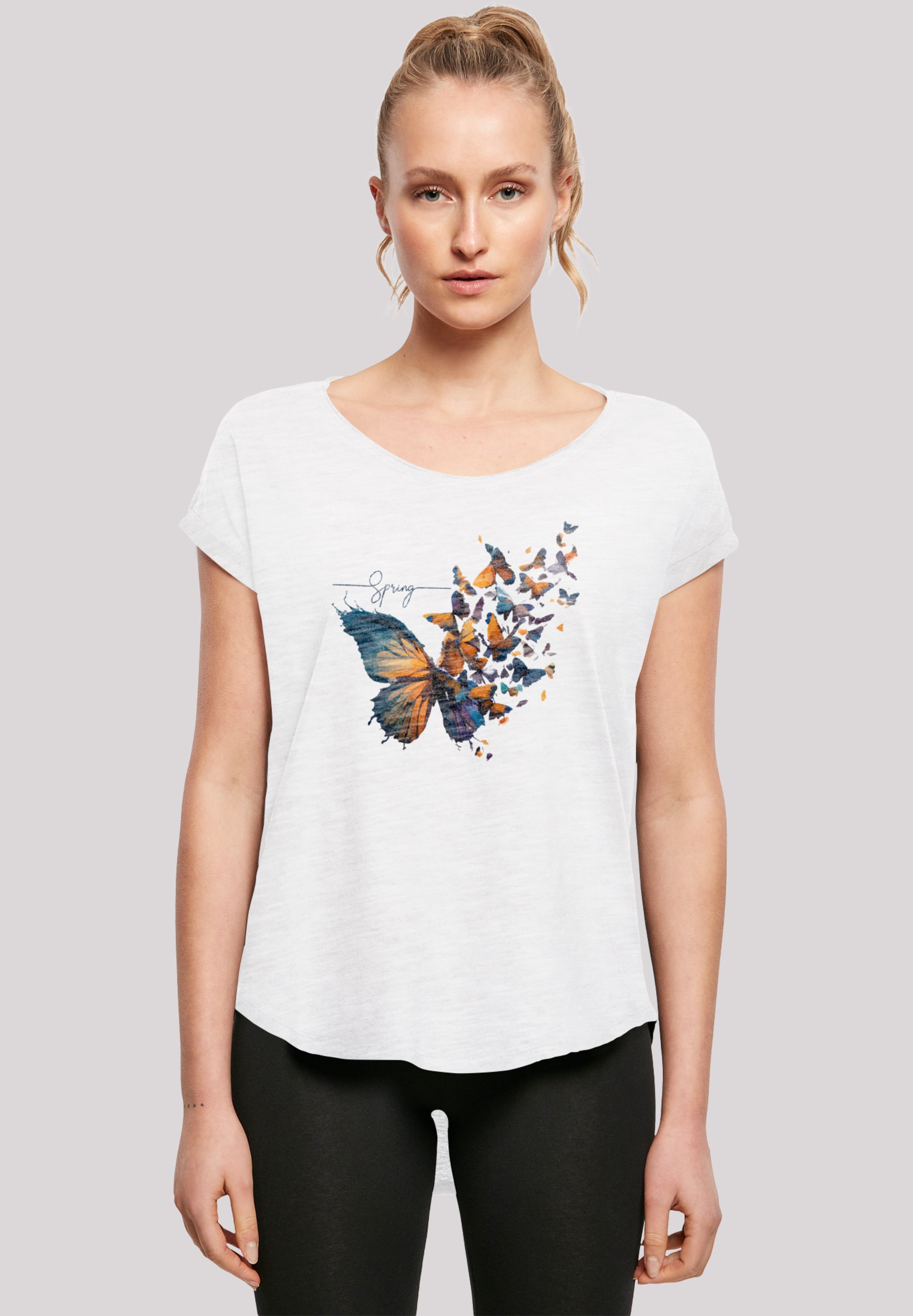 F4NT4STIC T-Shirt "Schmetterling Frühling", Print günstig online kaufen