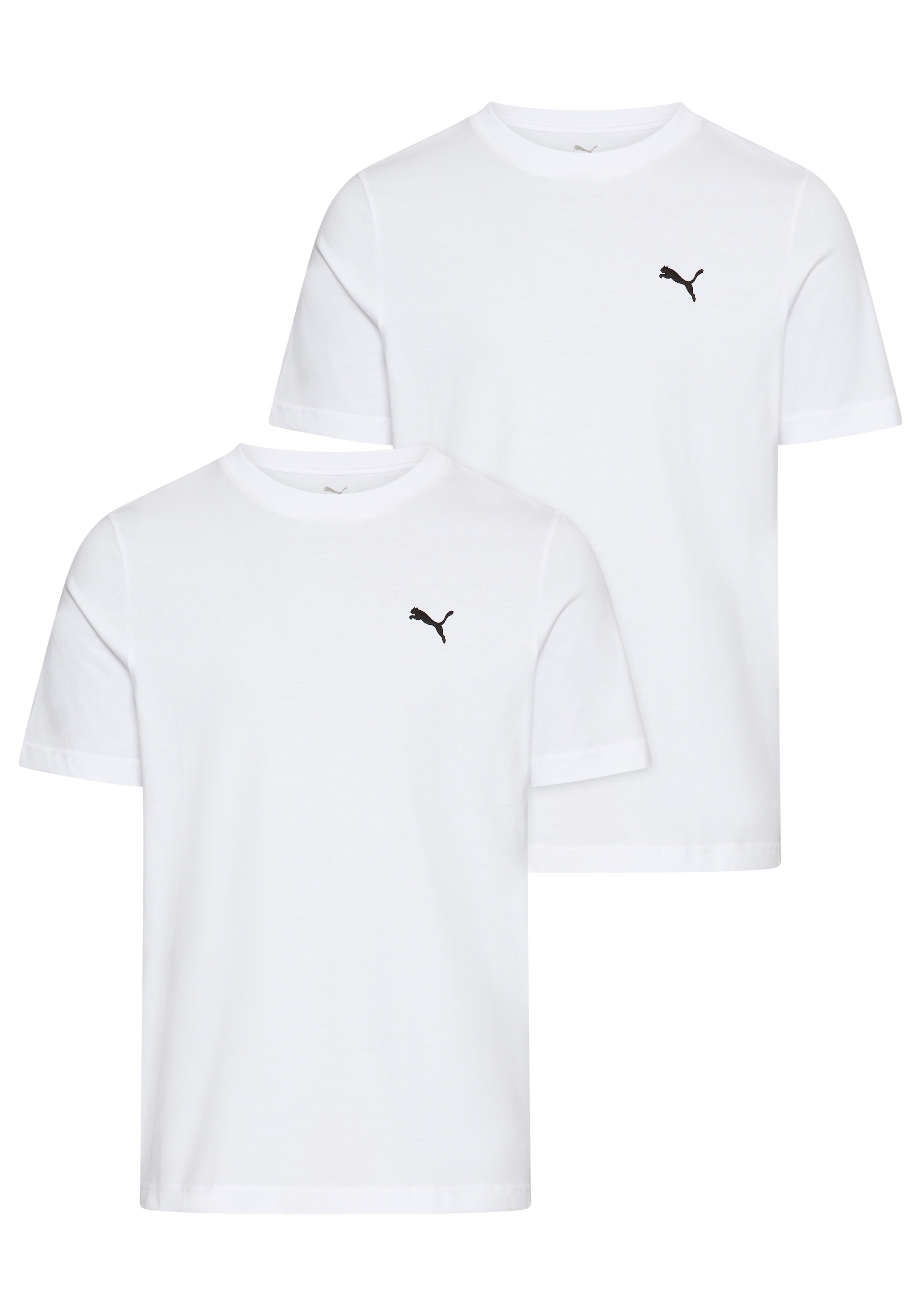 PUMA T-Shirt "ESS LOGO TEE MULTIPACK M" 2 Stk. Doppelpack, 2 Stück günstig online kaufen