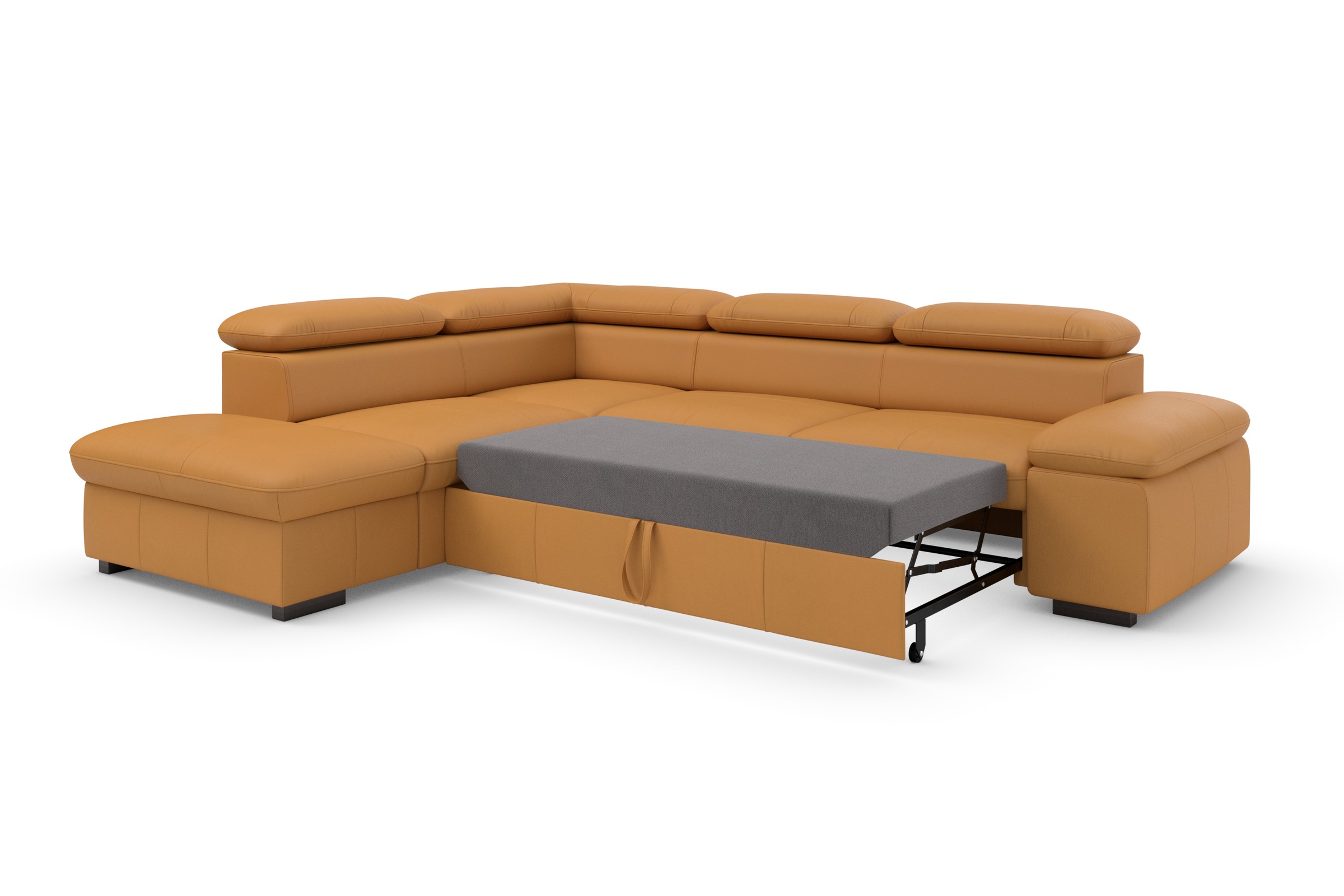 Home affaire Ecksofa »Alberto L-Form«, mit Kopfteilverstellung, wahlweise mit Bettfunktion