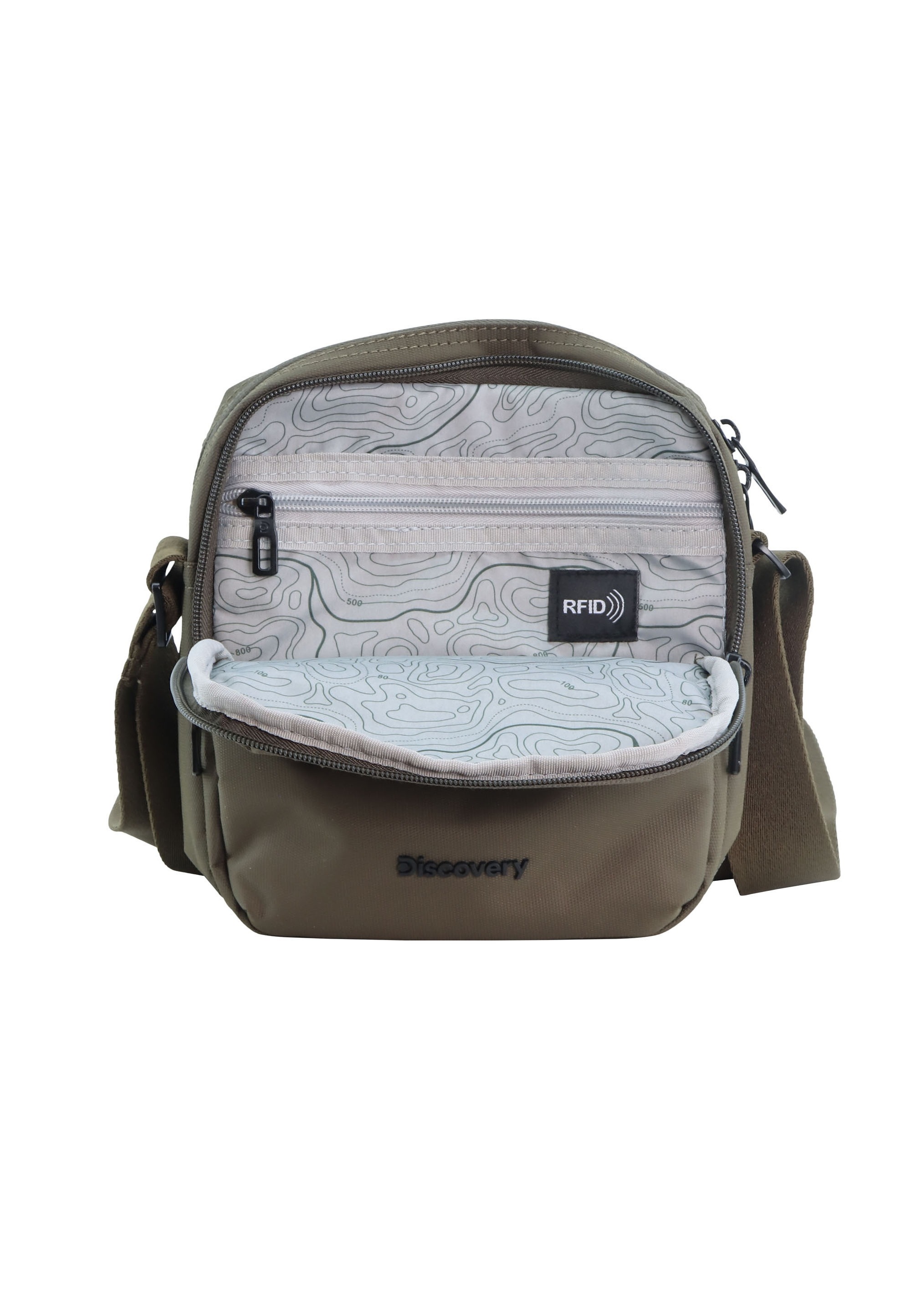 Discovery Schultertasche »Downtown« Made of RPET Polyester material