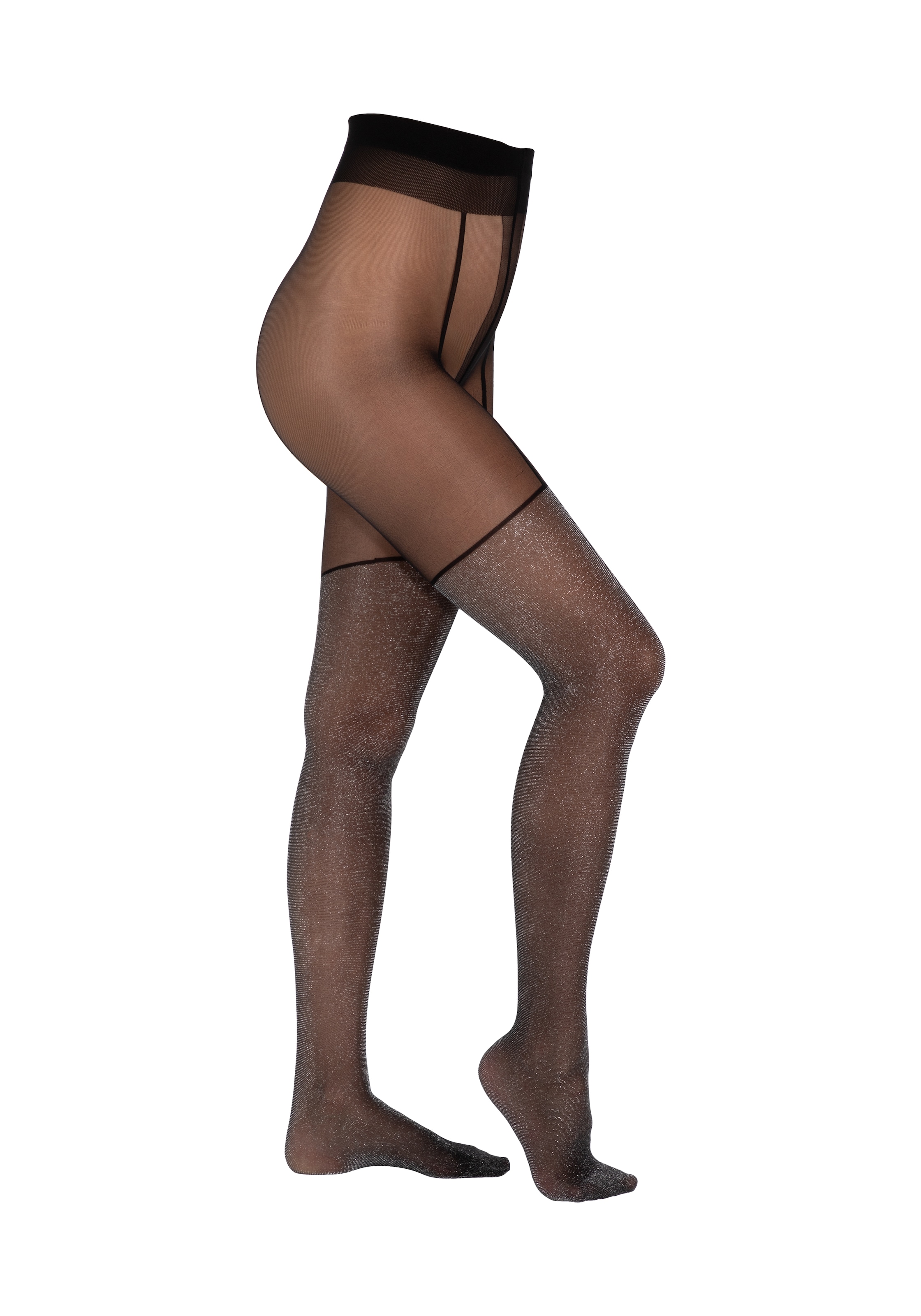 Camano Feinstrumpfhose »fine fashion«, (2er Pack), mit nahtloser Verarbeitung