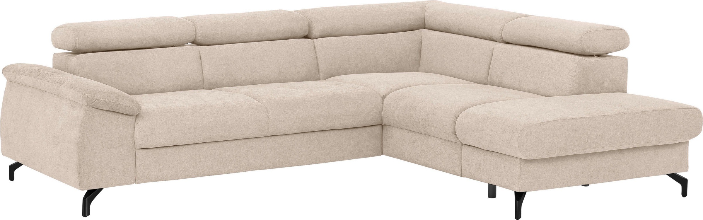 COTTA Polstergarnitur "Komaris L-Form", (Set), Set bestehend aus: Ecksofa m günstig online kaufen