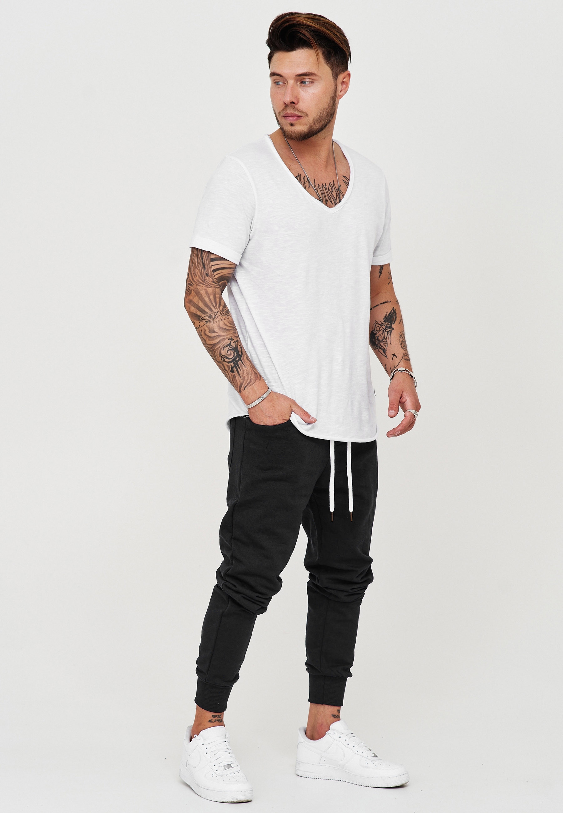 behype Sweathose »JOGGERY«, im modernen Slim Fit-Schnitt