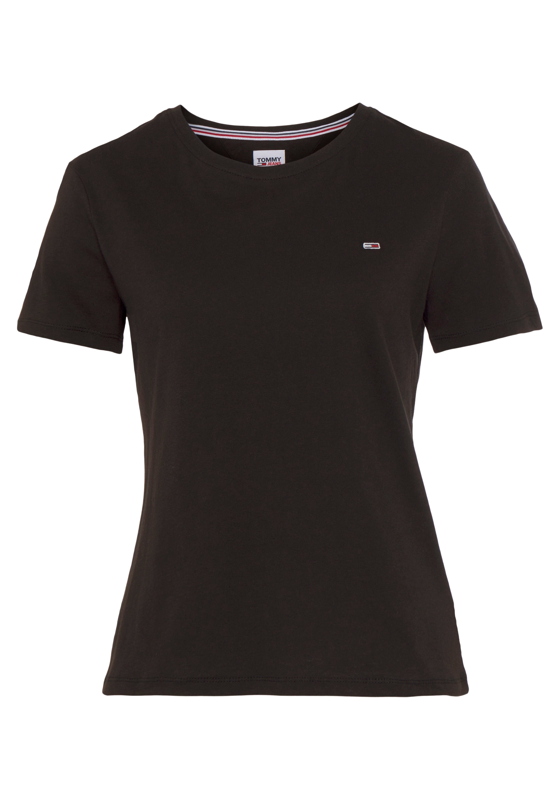 Tommy Jeans Rundhalsshirt »TJW 2PACK SOFT JERSEY TEE«, mit Tommy Jeans Logo-Flag-Stickerei