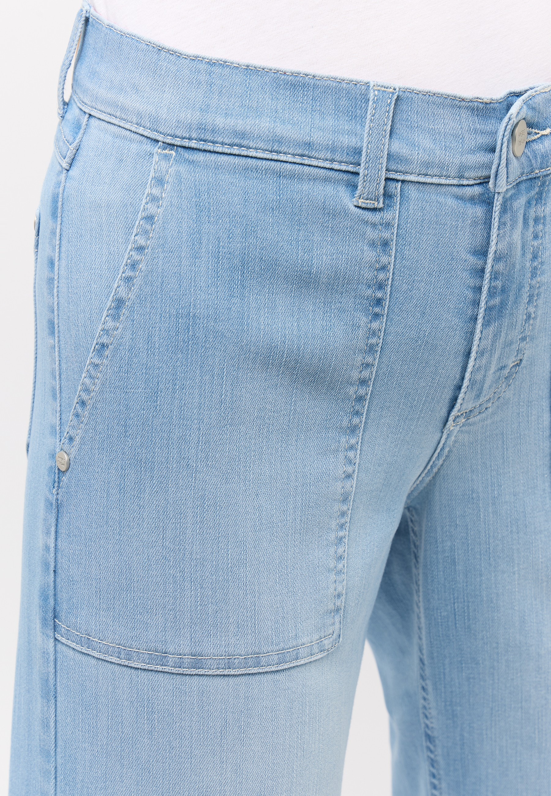 ANGELS Relax-fit-Jeans »LIZ WORKER« mit großen Vordertaschen und Fade-Out Effekten