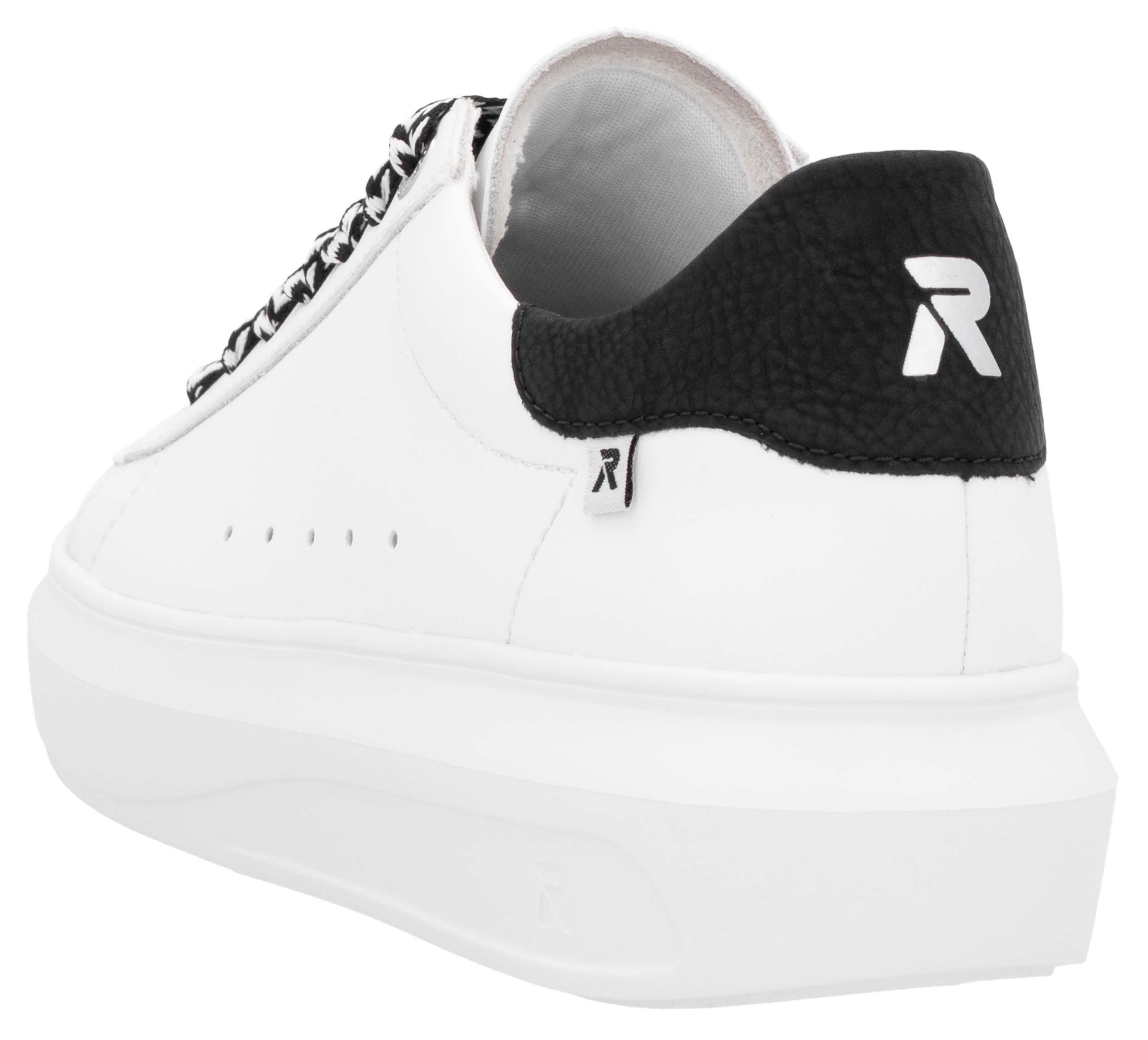 RIEKER Sport Plateausneaker, Freizeitsneaker, Schnürschuh, Halbschuh im Sport-Style