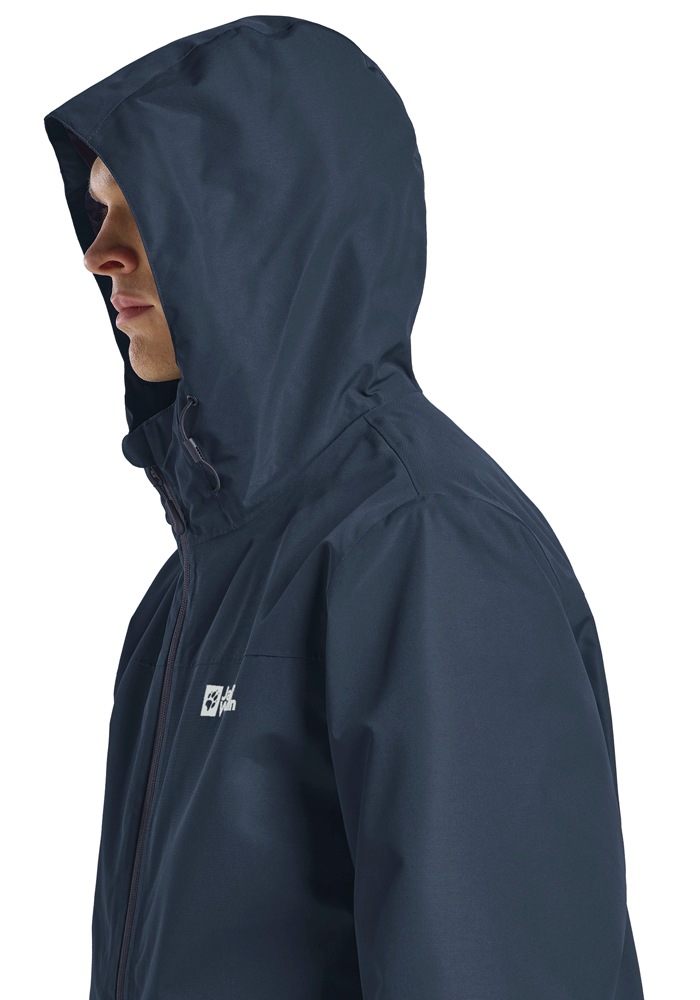 Jack Wolfskin 3-in-1-Funktionsjacke »MOONRISE 3IN1 JKT W«, mit Kapuze, 3in1, atmungsaktiv, Übergangsjacke
