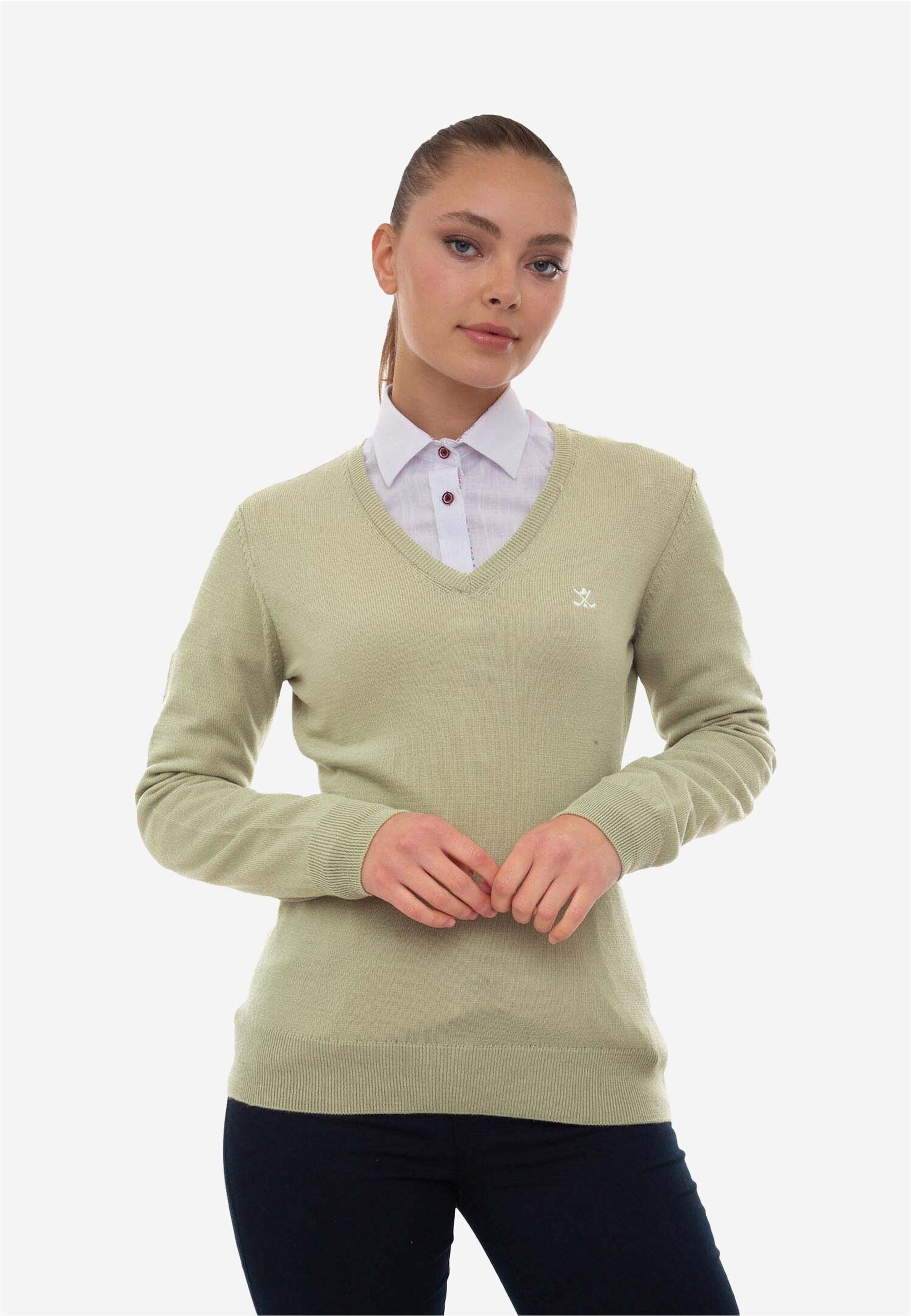 SIR RAYMOND TAILOR Strickpullover »Verty«, (1 tlg.), mit klassischem V-Ausschnitt