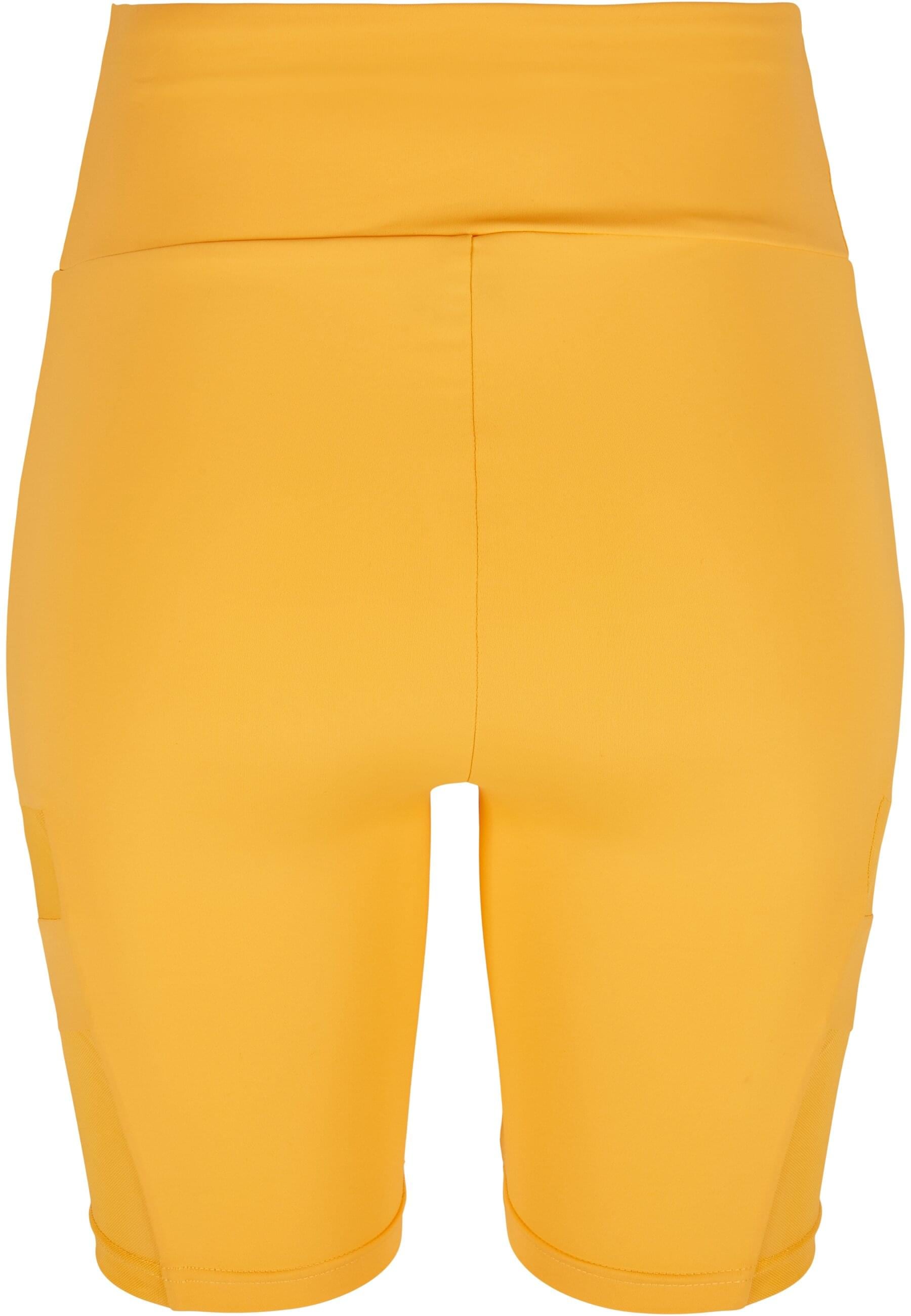 URBAN CLASSICS Stoffhose »Urban Classics Damen Ladies High Waist Tech Mesh Cycle Shorts«, (1 tlg.)