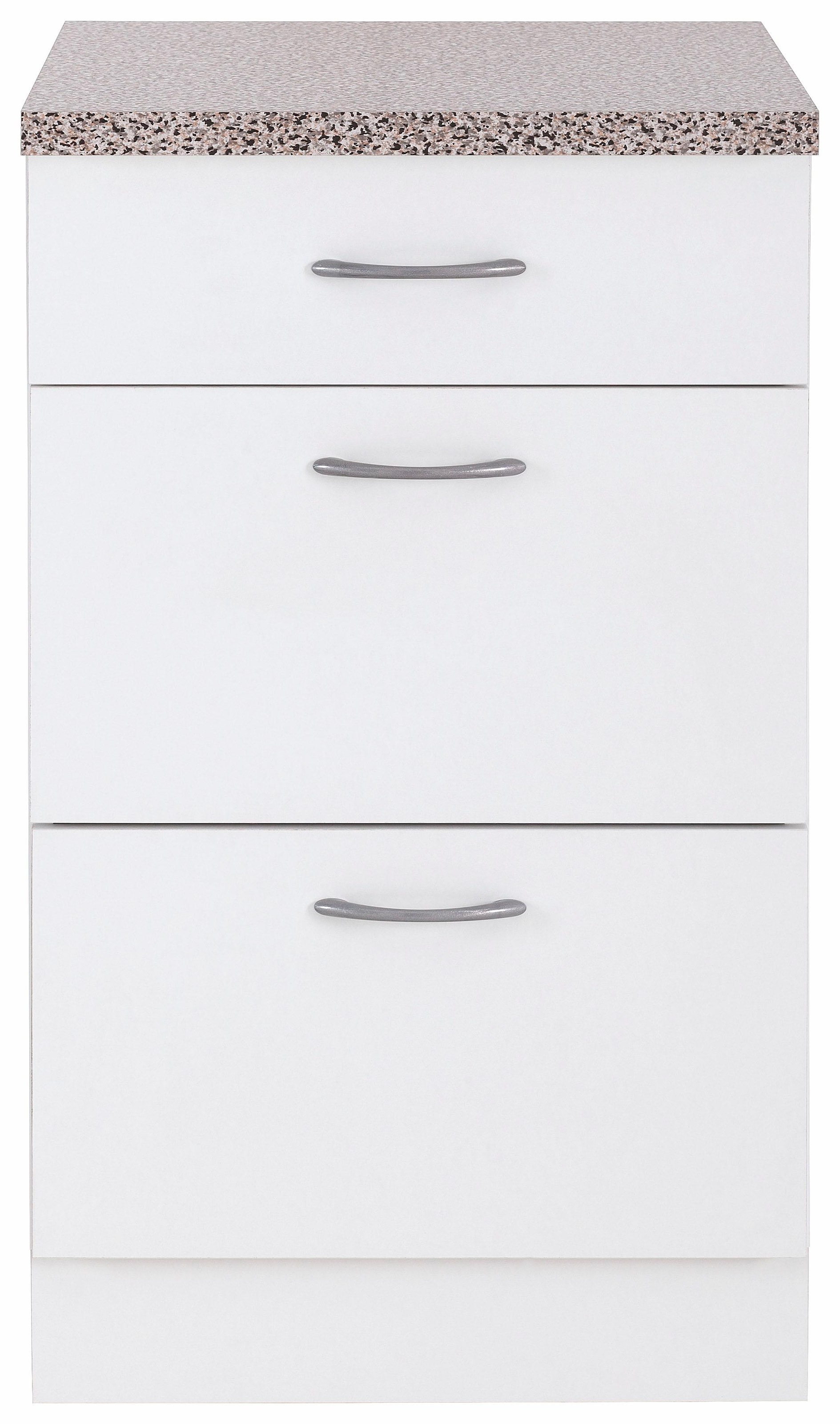wiho Küchen Unterschrank »Kiel«, 50 | Auszügen 2 Schublade großen Tiefe breit, 60 BAUR cm mit und cm, 1