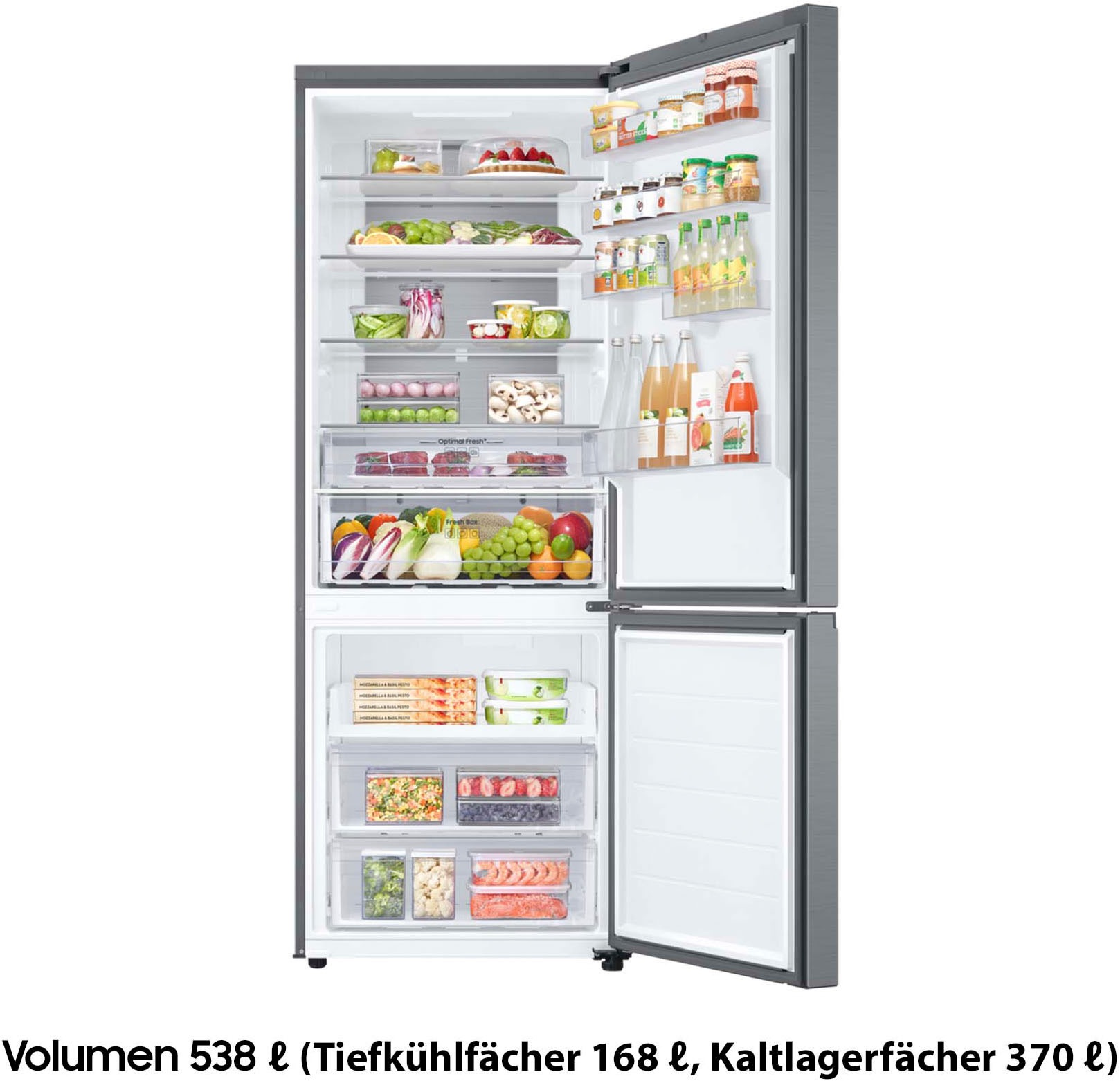 Samsung Edelstahl Kühl-/Gefrierkombination Rb6000 "Rb53dg703cs9" 203 Cm Hoch 759 Cm Breit Extra Weit 75Cm Nofrost von Baur - Bild 3