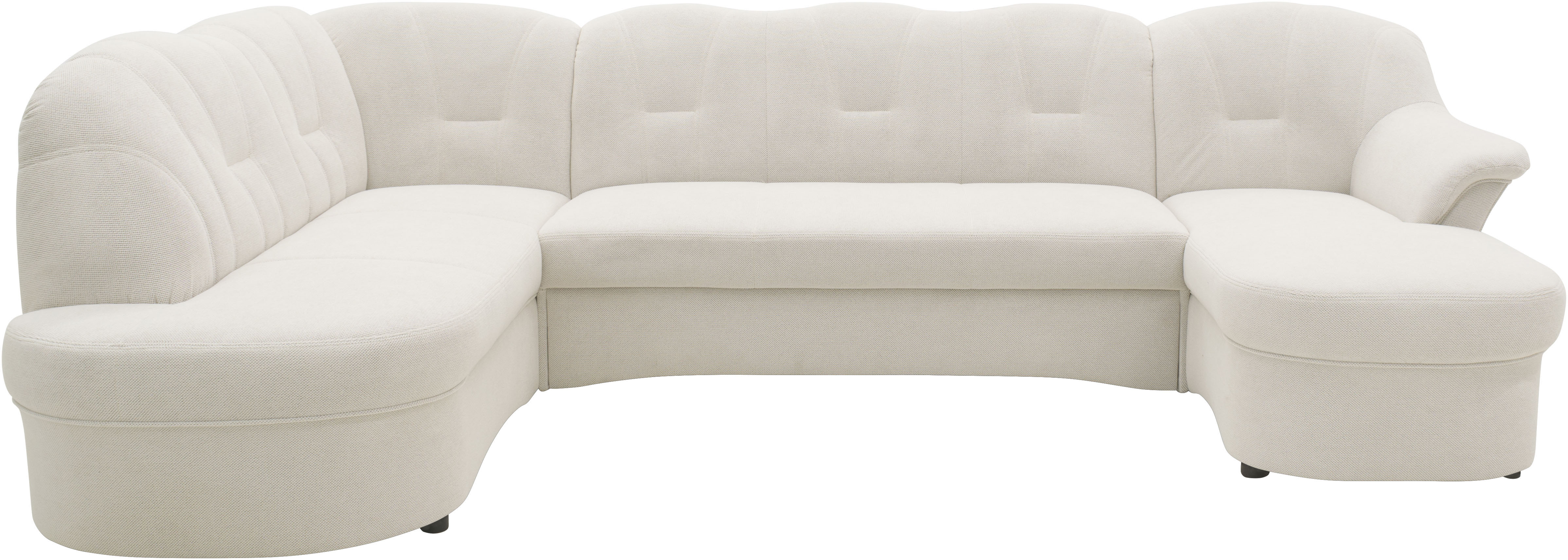 Thumbnail - DOMO collection Wohnlandschaft "Flores auch in Leder-Bezug, B/T/H: 293/180/86 cm, U-Form" wahlw. mit Bettfunktion, wahlw...