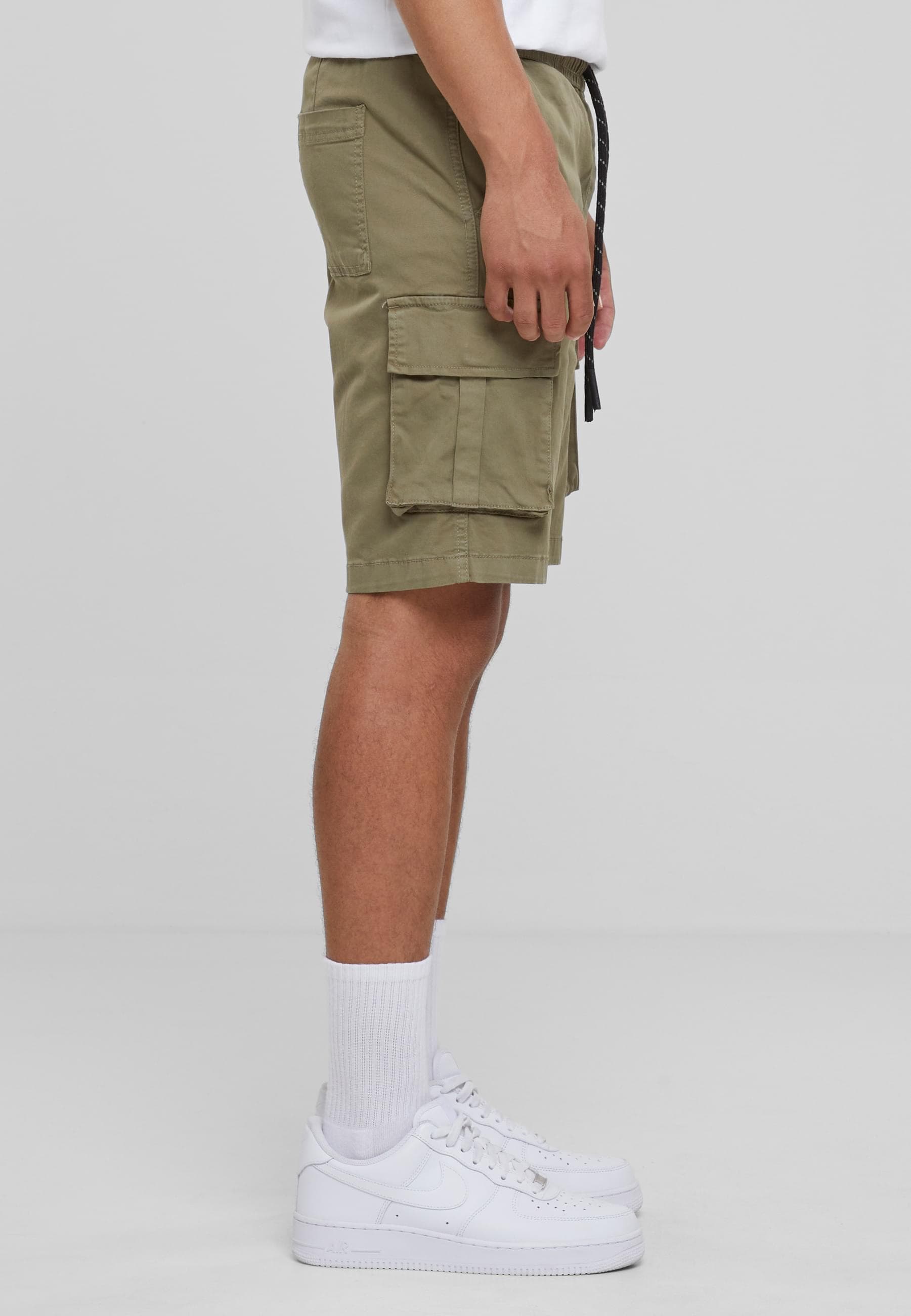 URBAN CLASSICS Stoffhose »Urban Classics Herren Drawstring Cargo Shorts«, (1 tlg.)