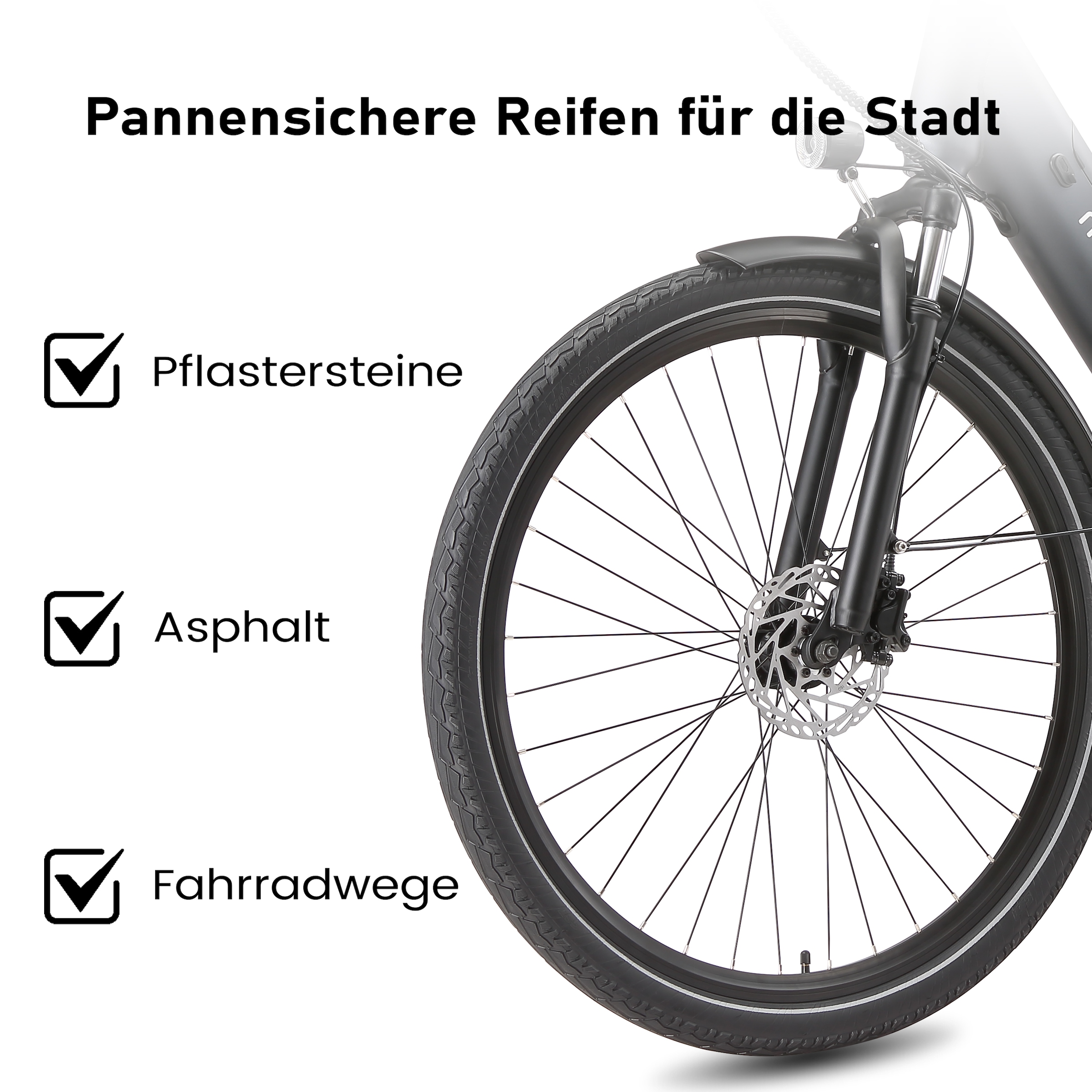 Maxtron »Maxtron Lira 28" City-E-Bike« 7 Gang Shimano Kettenschaltung Heckmotor 250 W (mit integr. Akku), Elektrofahrrad für Alltag und Einkauf