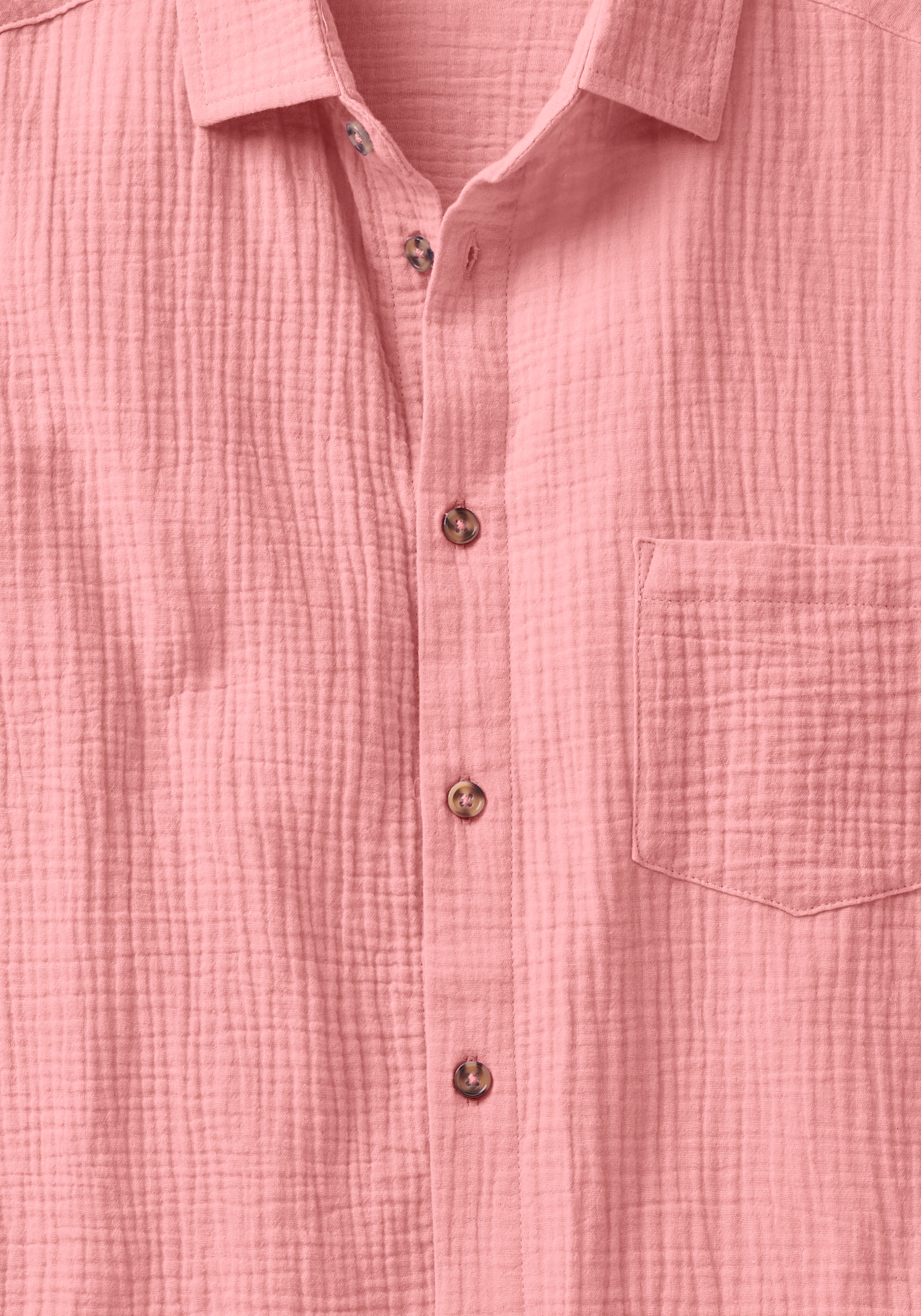 Thumbnail - Beachtime Langarmhemd "Regular fit" Langarm, Freizeithemd aus Musselin-Ware