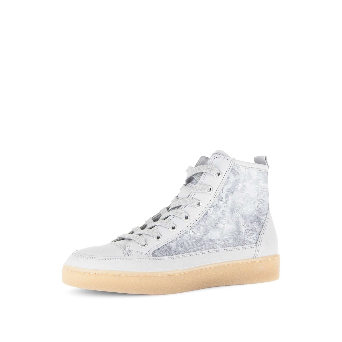 Sneaker GABOR "Sneaker high", Herren, Gr. 39, grau, Schuhe Sneaker