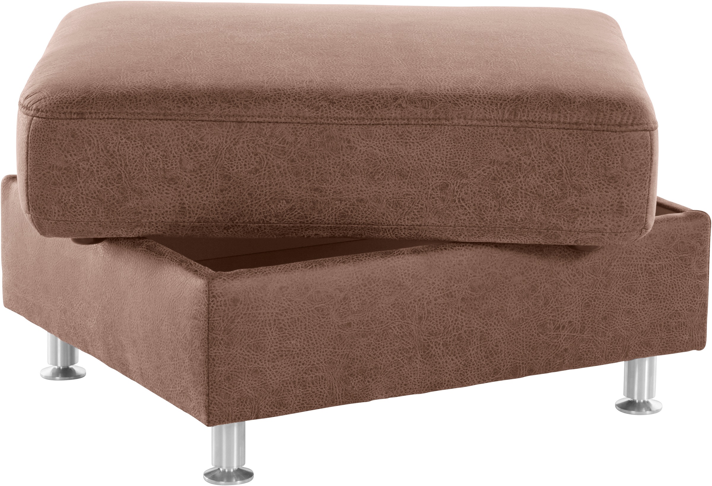 sit&more Stauraumhocker »Darwin«, inklusive Federkern und Stauraum