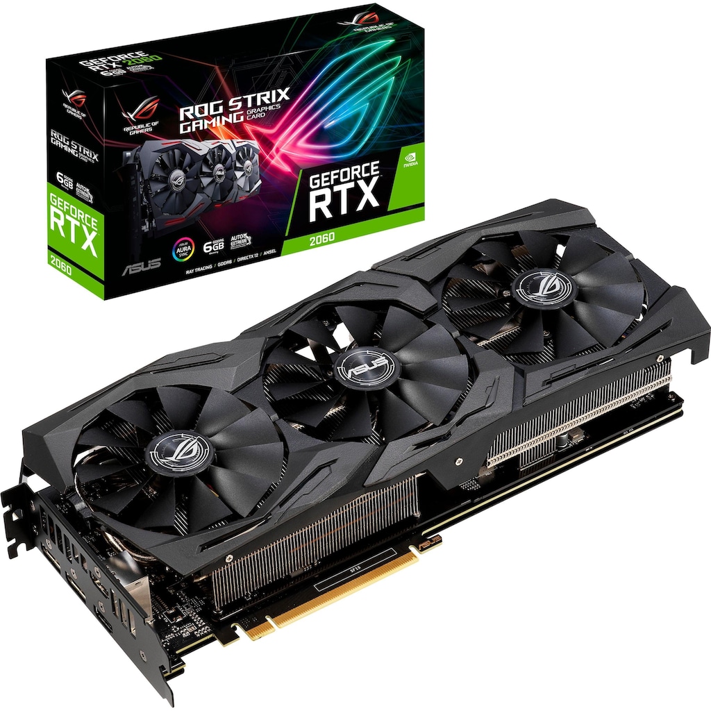 Asus Grafikkarte »ROG STRIX RTX 2060 6G GAMING«, 6 GB, GDDR6