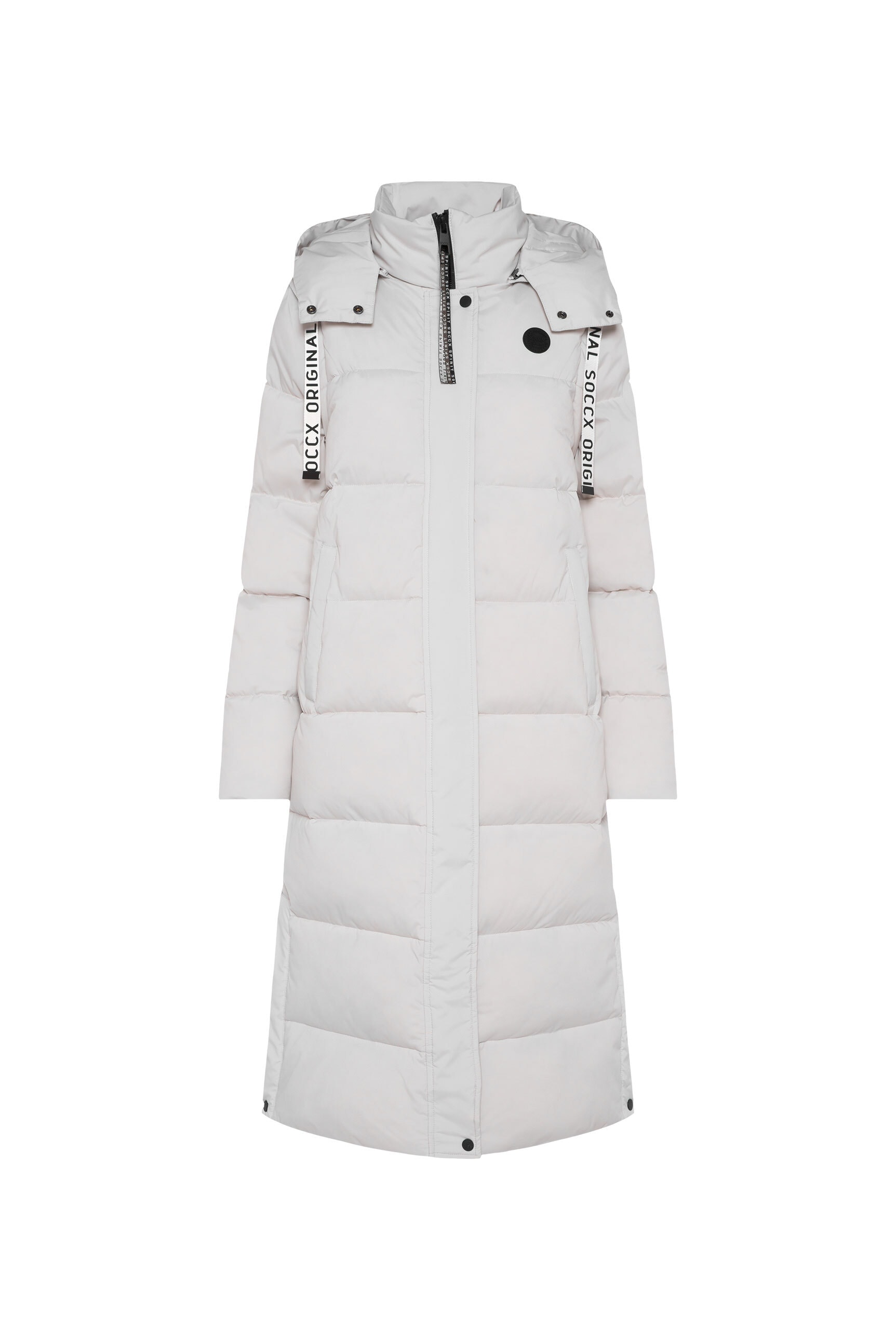 SOCCX Steppmantel mit Zwei-Wege-Reißverschluss