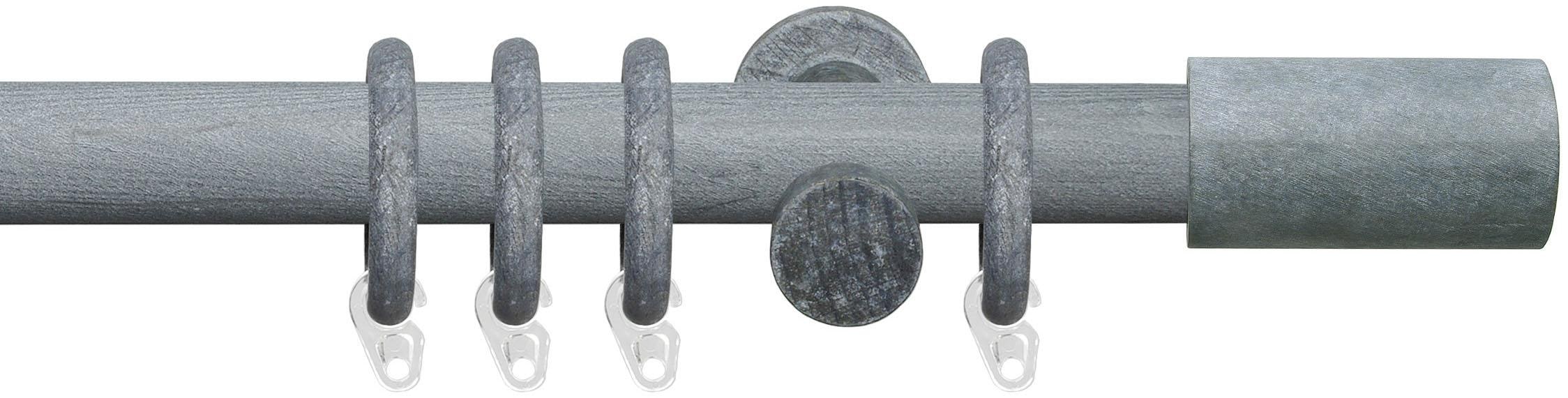 Liedeco Gardinenstange "Terra Zylinder" Ø 28 mm 1 läufig-läufig Fixmaß günstig online kaufen