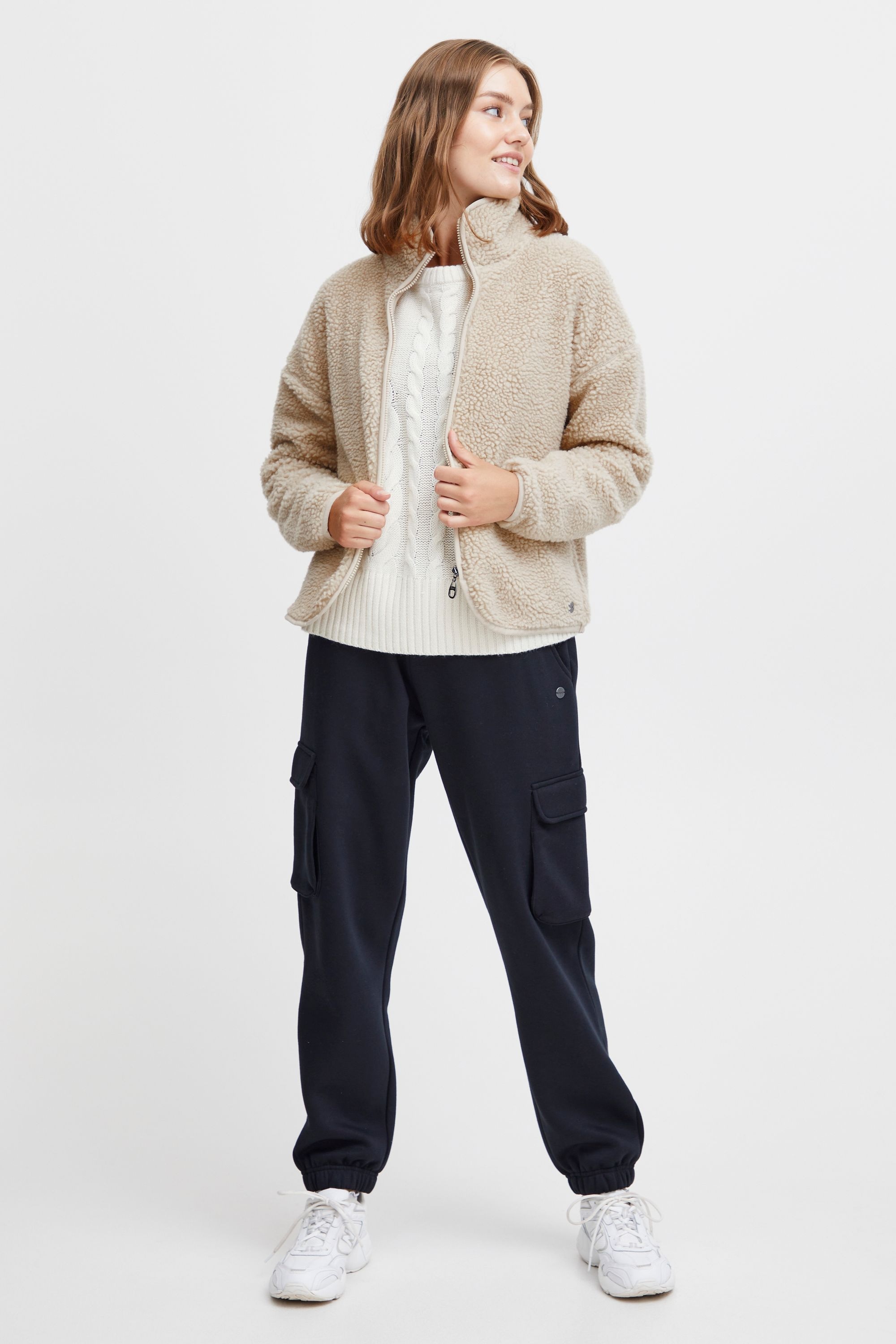 OXMO Sweatjacke "Plüschjacke OXTonje" günstig online kaufen