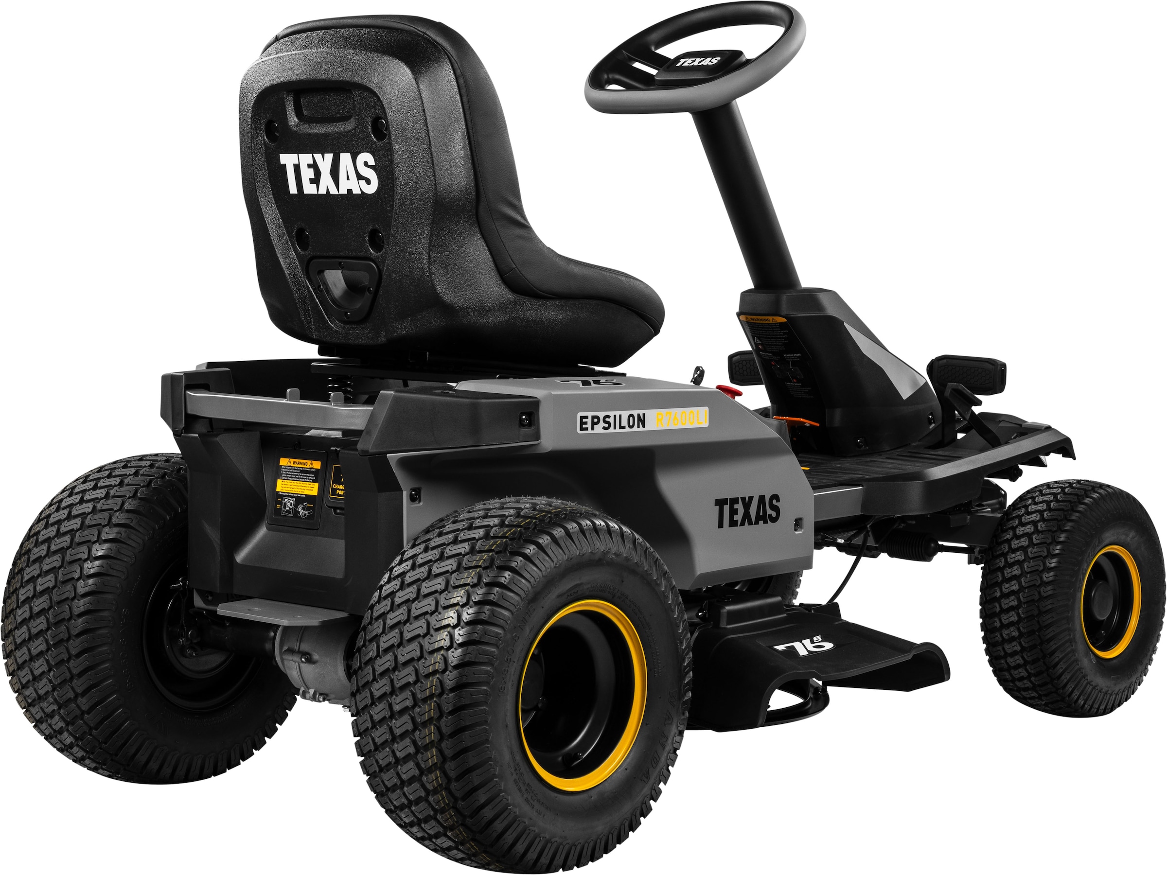Texas Akku-Rasentraktor »Epsilon R7600Li« 72 V Akku, 7 Schnitthöhen